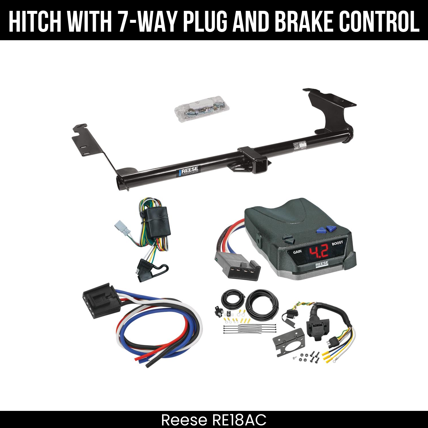 Trailer Hitch , 7-Way , Reese Brake EVN Control