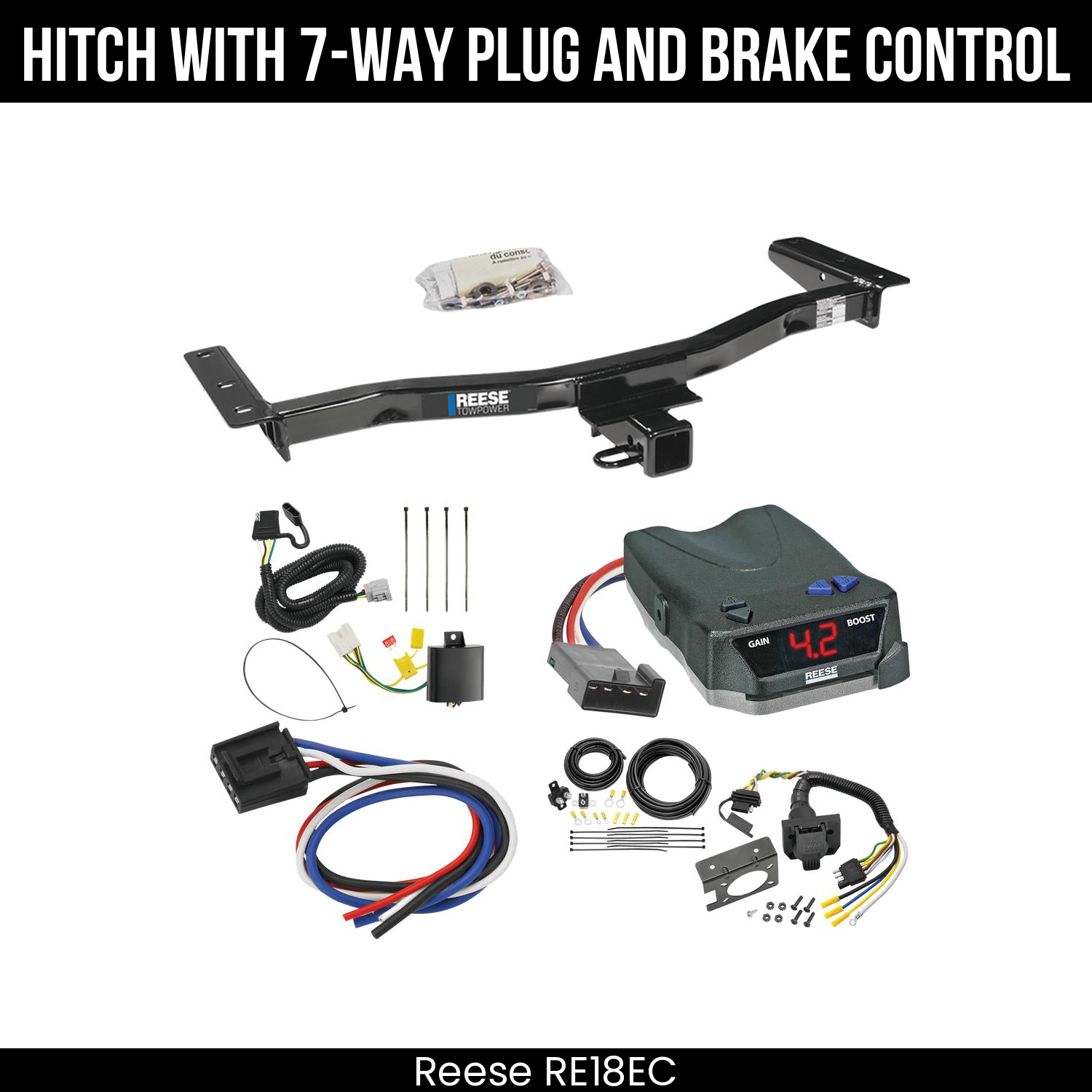 Trailer Hitch , 7-Way , Reese Brake EVN Control