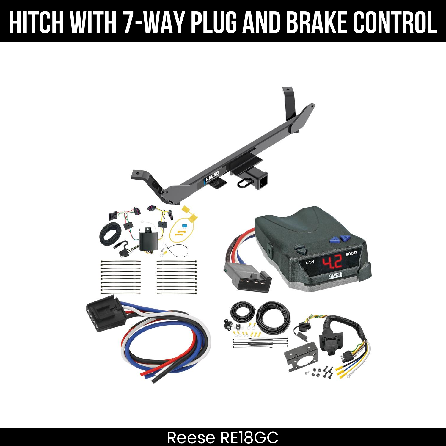 Trailer Hitch , 7-Way , Reese Brake EVN Control