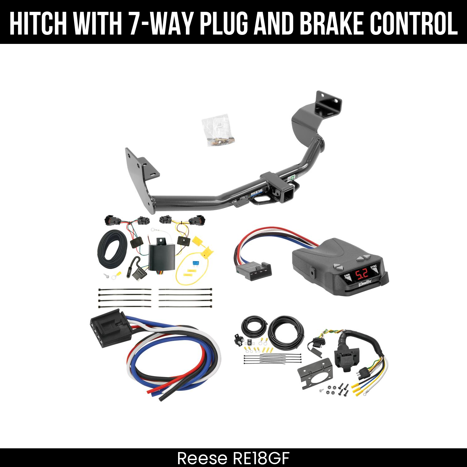 Trailer Hitch , 7-Way , Draw-Tite Activator IV Brake Control