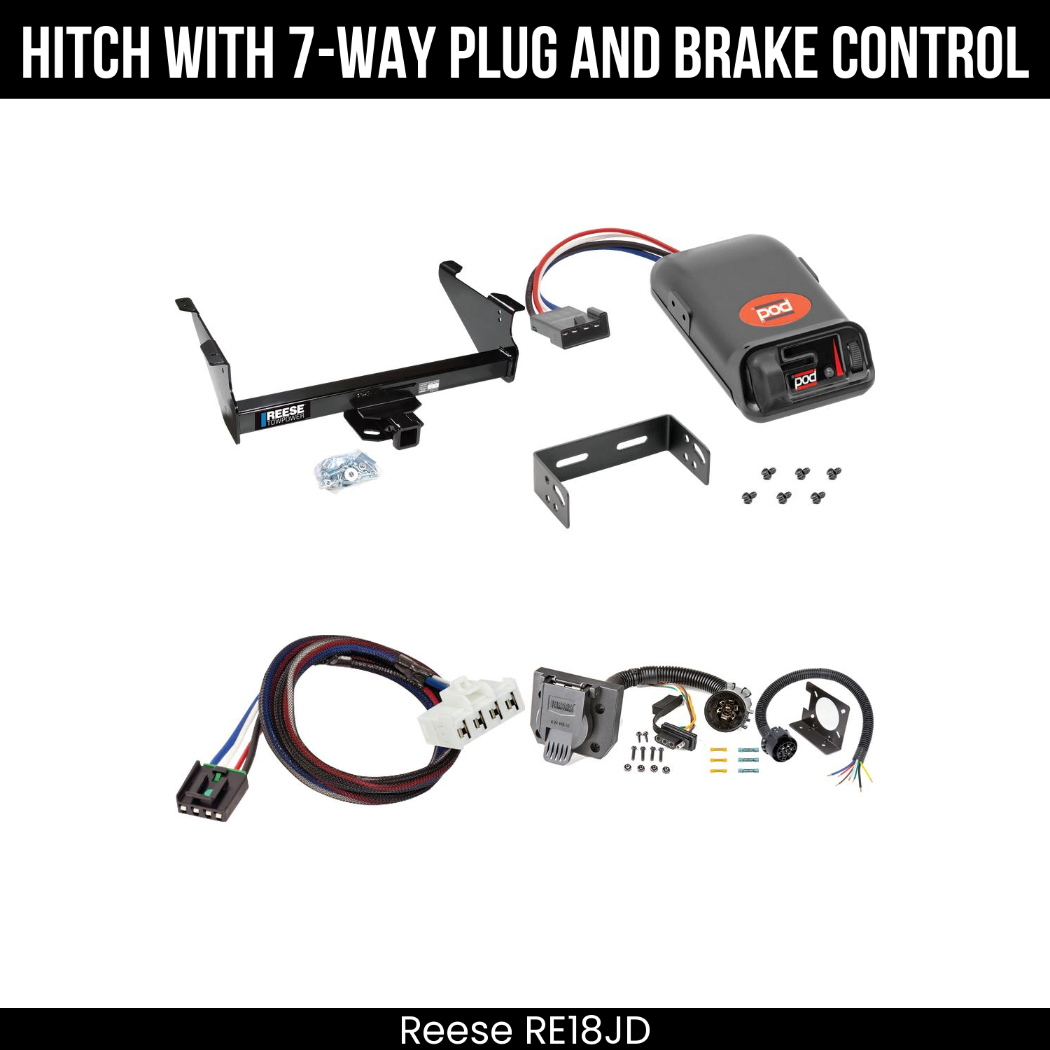Trailer Hitch , 7-Way , Pro Series POD Brake Control