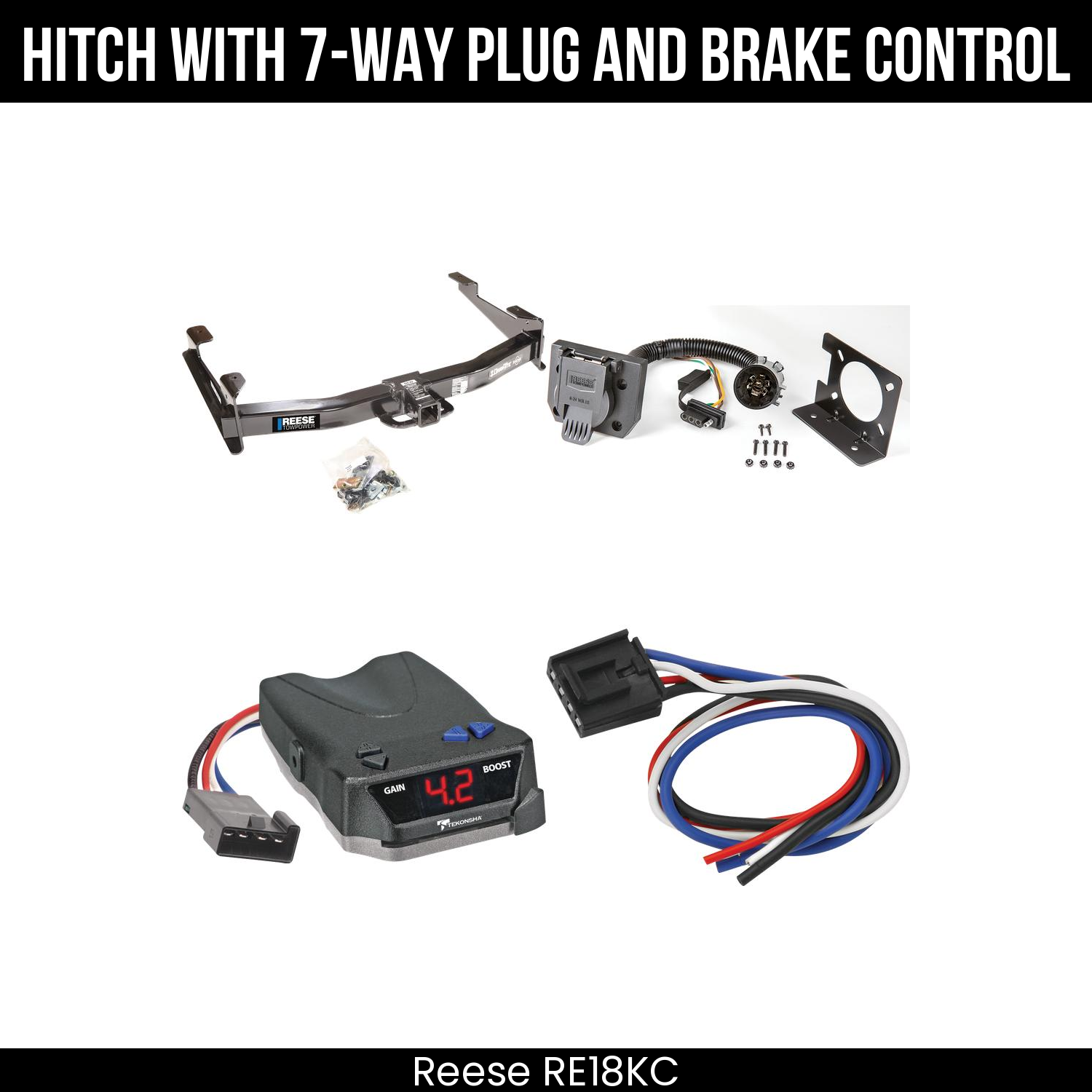 Trailer Hitch , 7-Way , Tekonsha Brake EVN Control