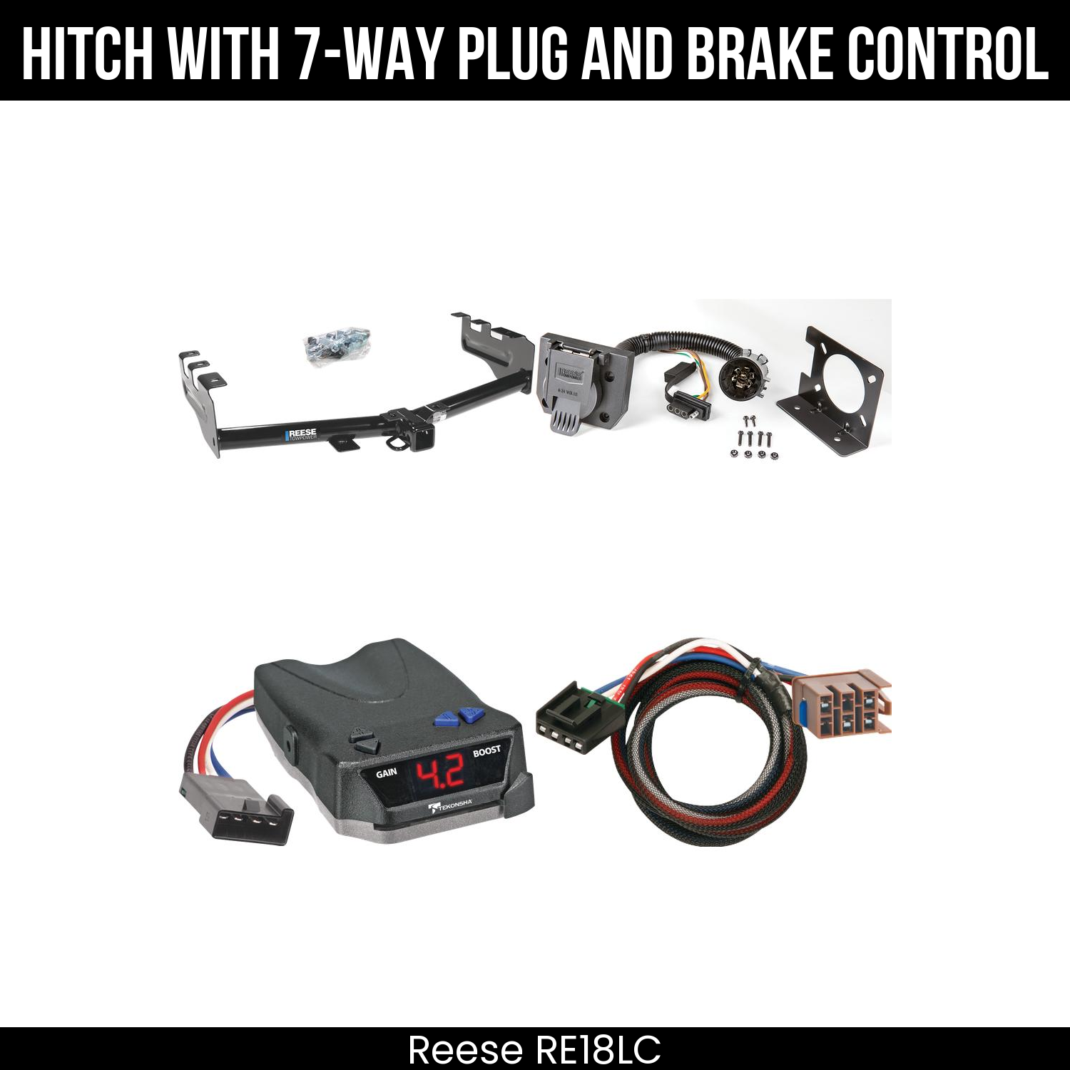 Trailer Hitch , 7-Way , Tekonsha Brake EVN Control