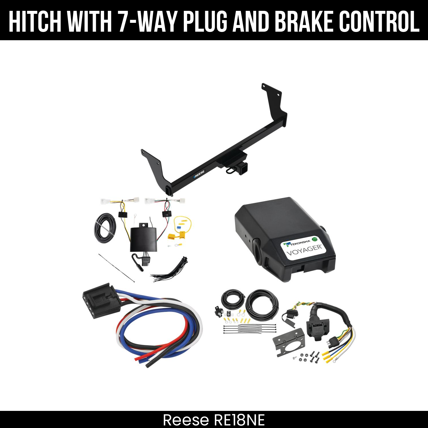 Trailer Hitch , 7-Way , Tekonsha Voyager Brake Control