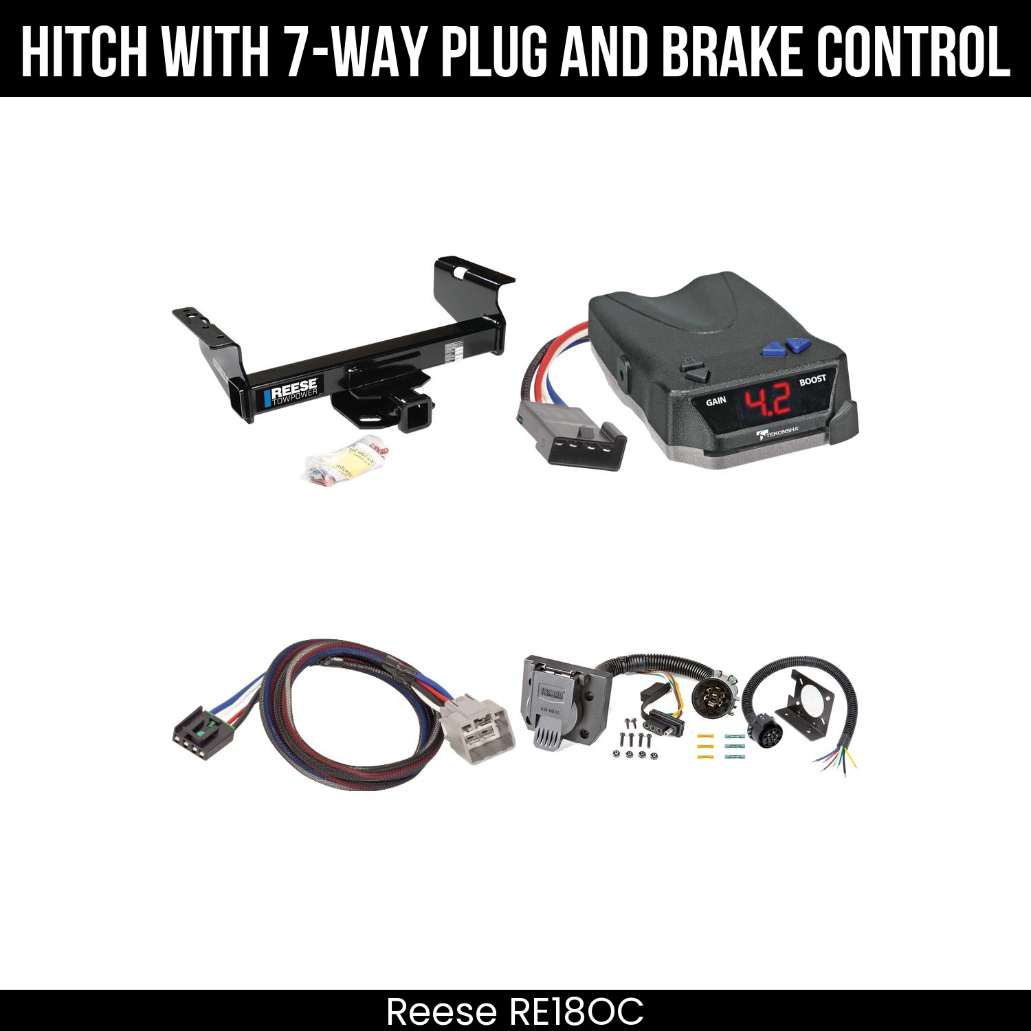 Trailer Hitch , 7-Way , Tekonsha Brake EVN Control