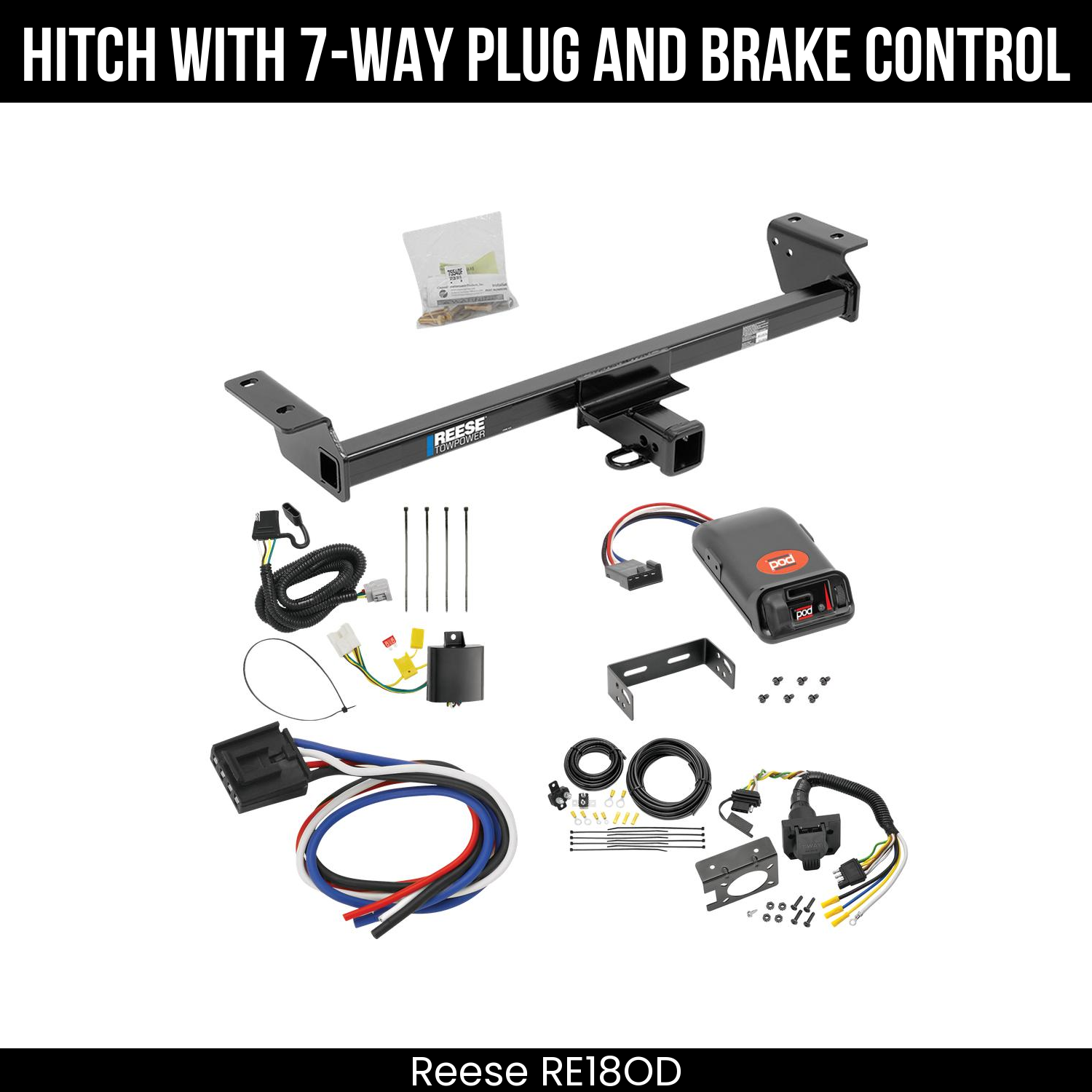 Trailer Hitch , 7-Way , Pro Series POD Brake Control