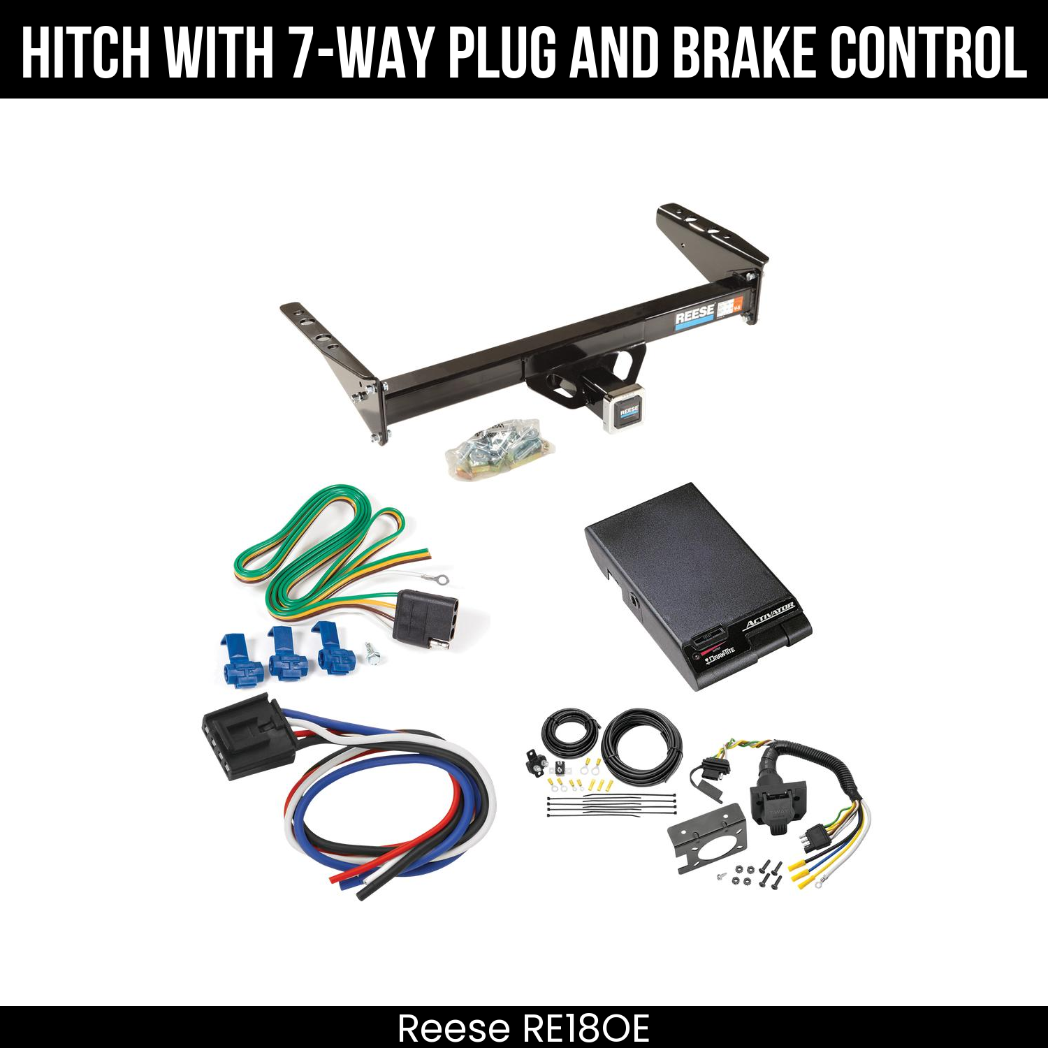 Trailer Hitch , 7-Way , Draw-Tite Activator Brake Control