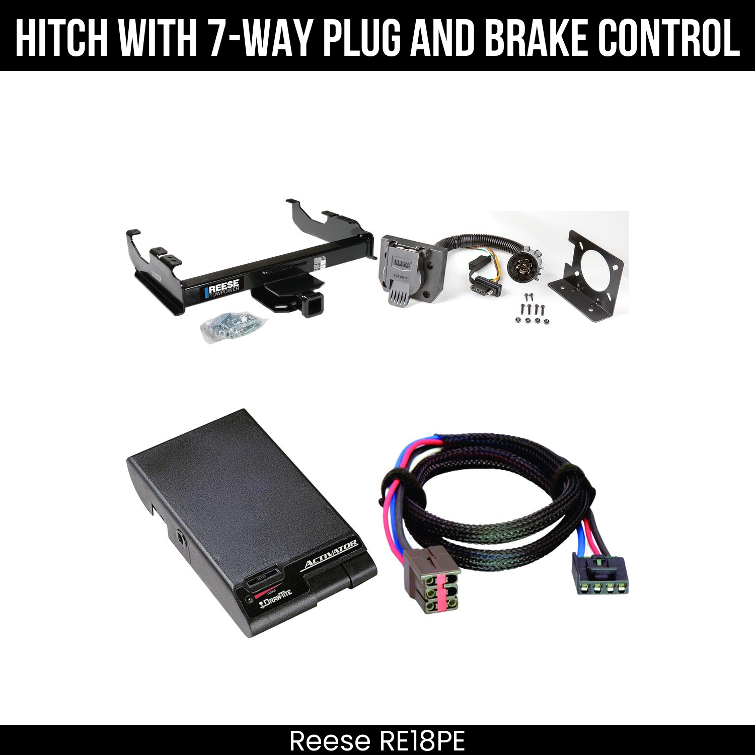Trailer Hitch , 7-Way , Draw-Tite Activator Brake Control