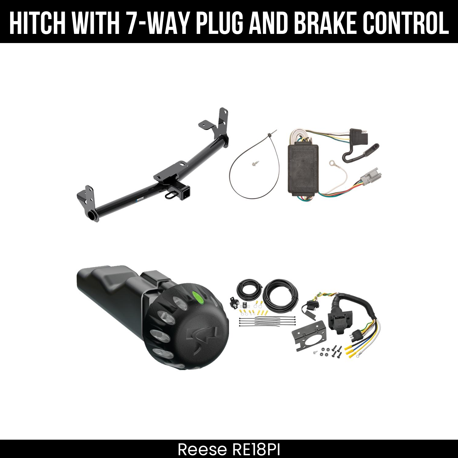Trailer Hitch , 7-Way , Tekonsha Voyager iD Smart Brake Control
