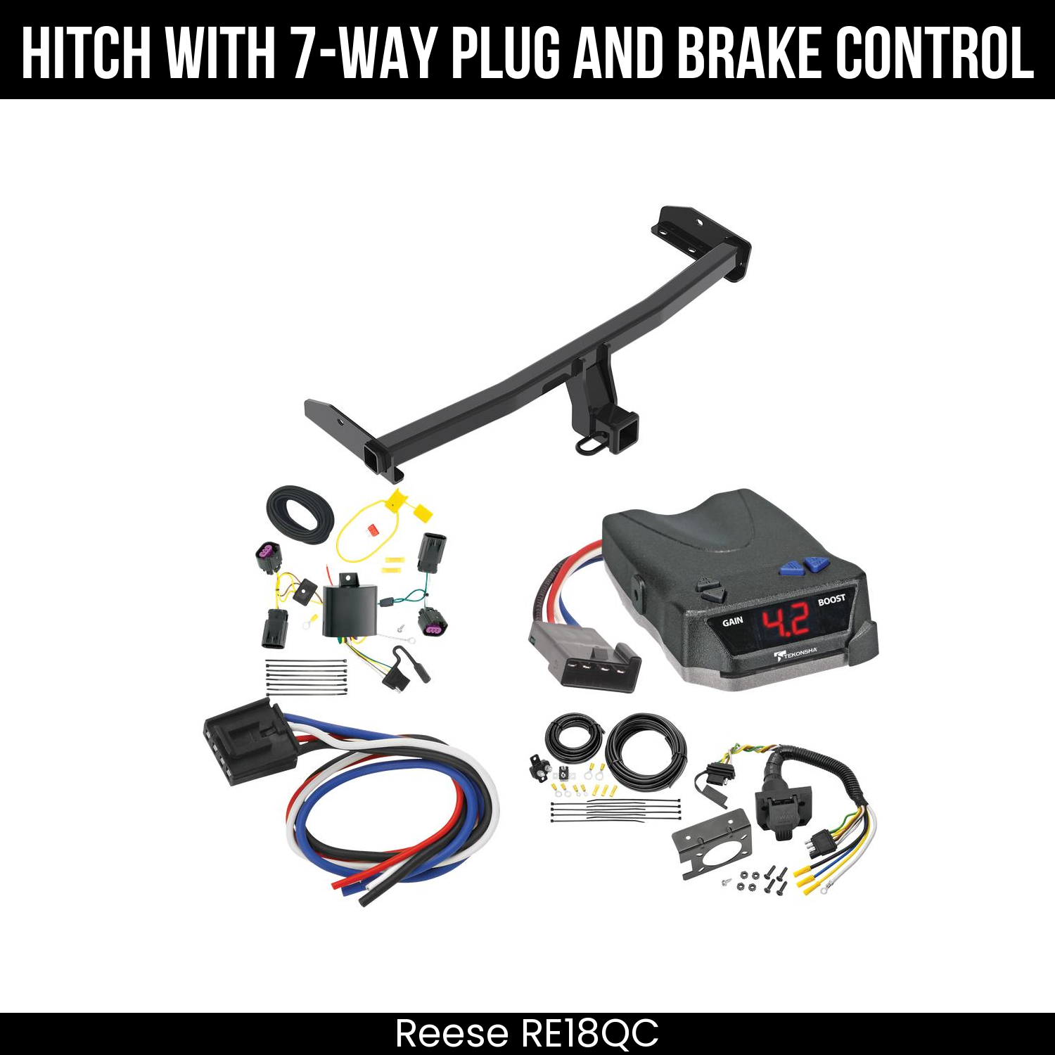 Trailer Hitch , 7-Way , Tekonsha Brake EVN Control