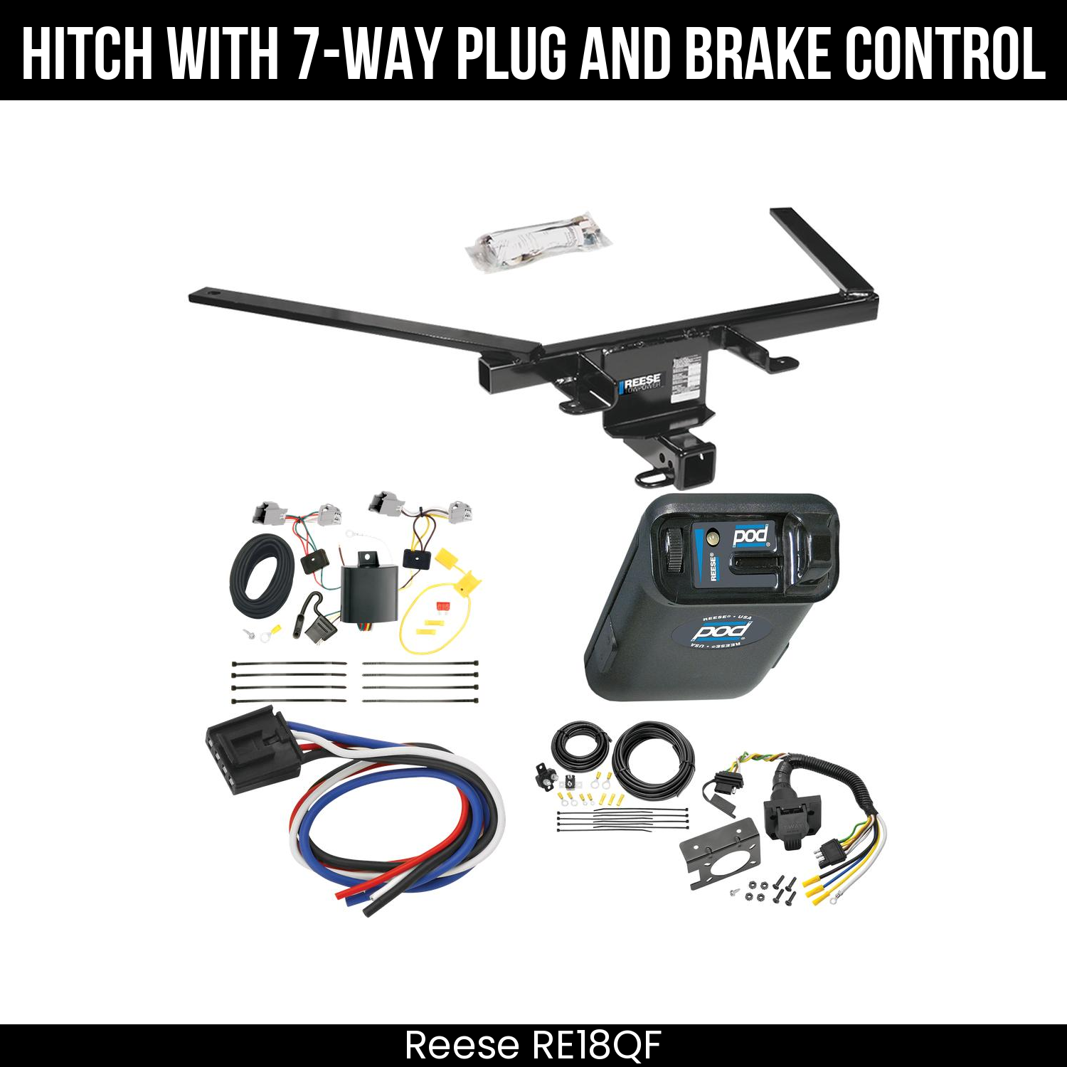 Trailer Hitch , 7-Way , Reese POD Brake Control