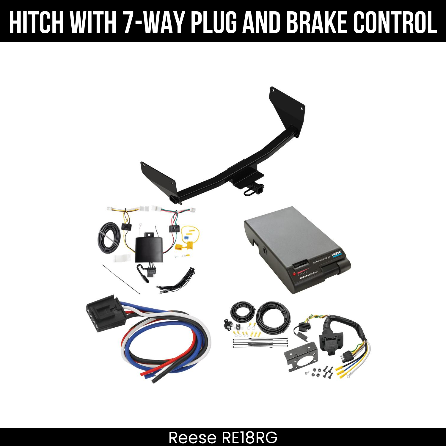 Trailer Hitch , 7-Way , Reese Brakeman Brake Control