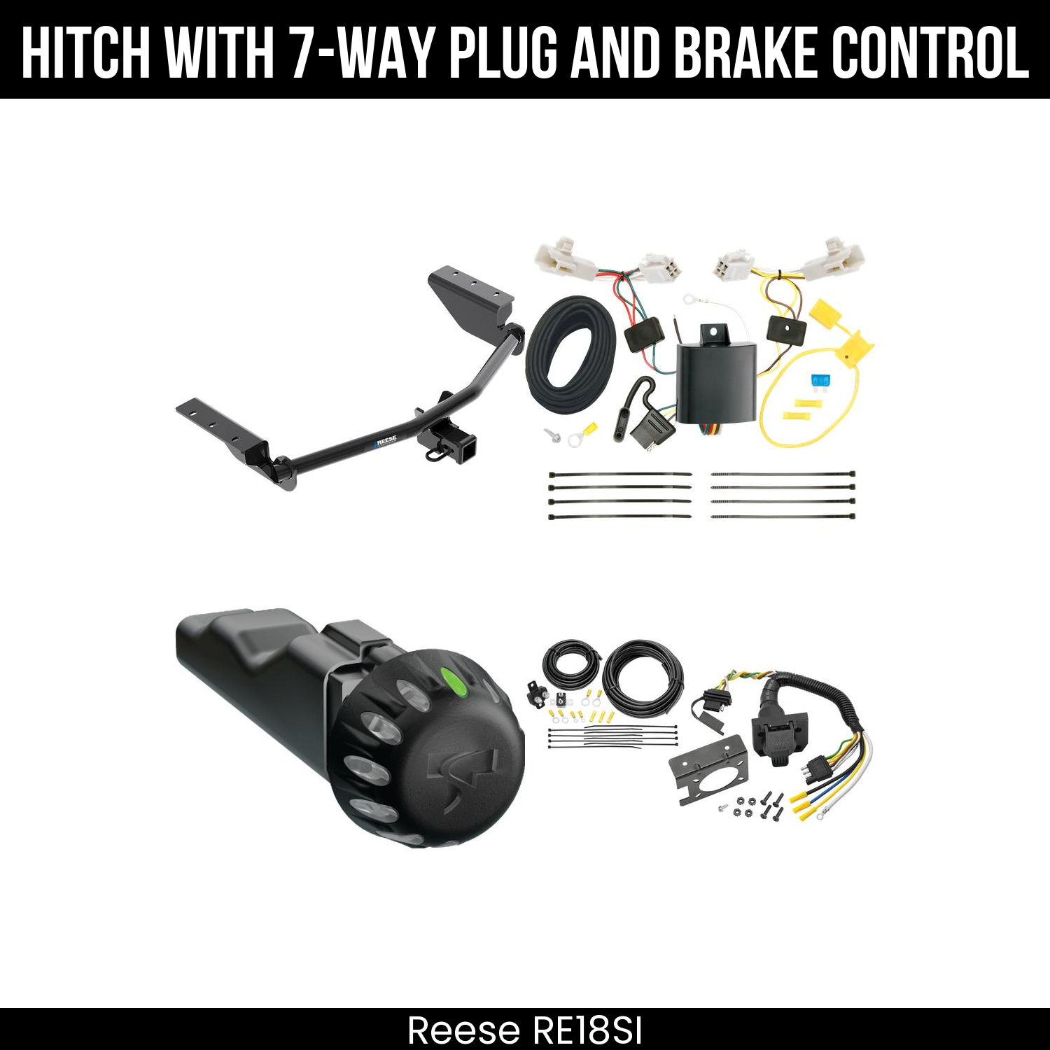 Trailer Hitch , 7-Way , Tekonsha Voyager iD Smart Brake Control