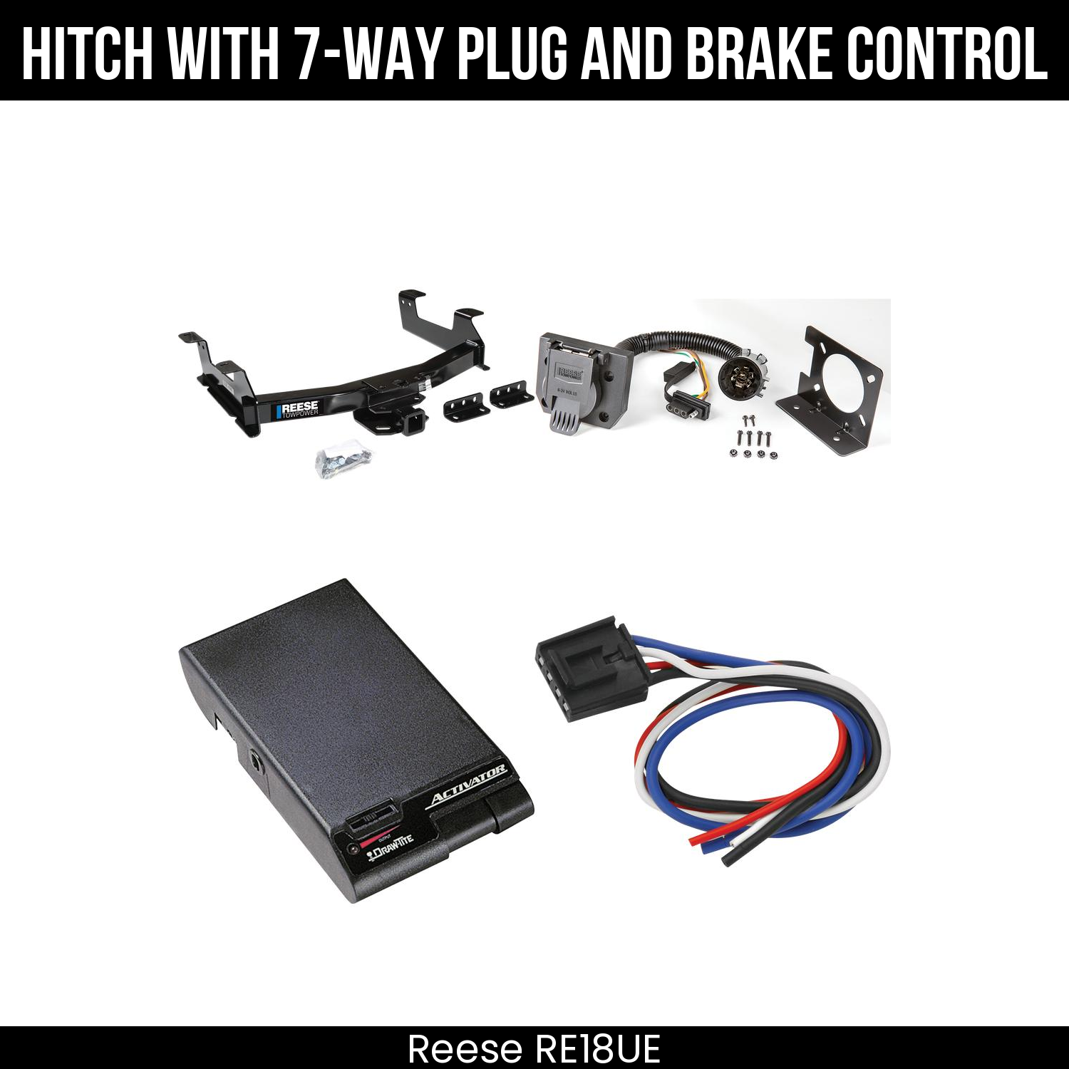 Trailer Hitch , 7-Way , Draw-Tite Activator Brake Control