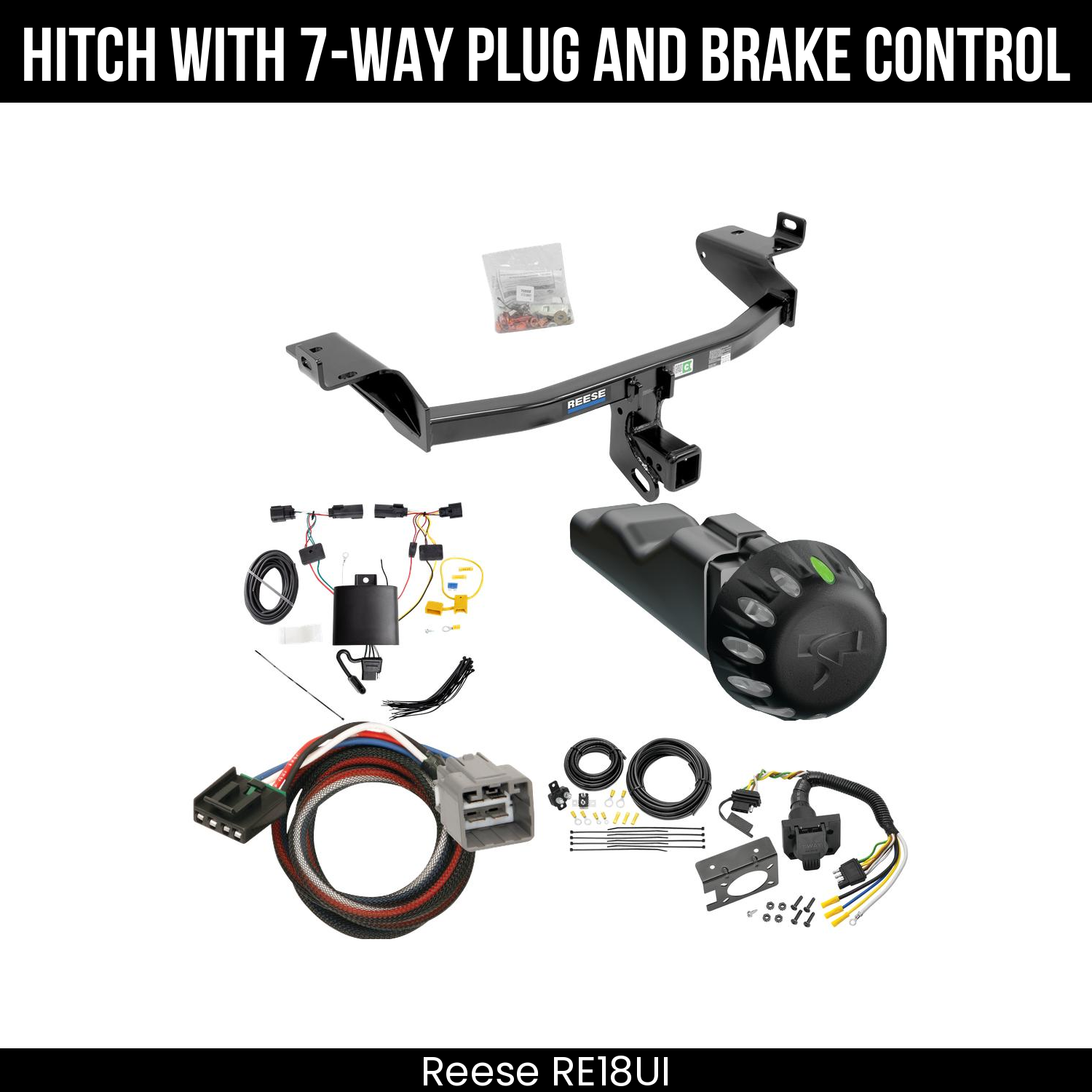 Trailer Hitch , 7-Way , Tekonsha Voyager iD Smart Brake Control
