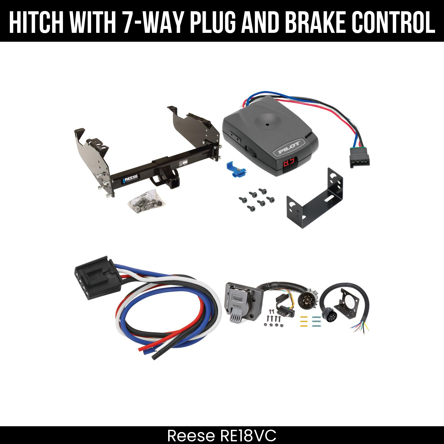 Trailer Hitch , 7-Way , Pro Series Pilot Brake Control