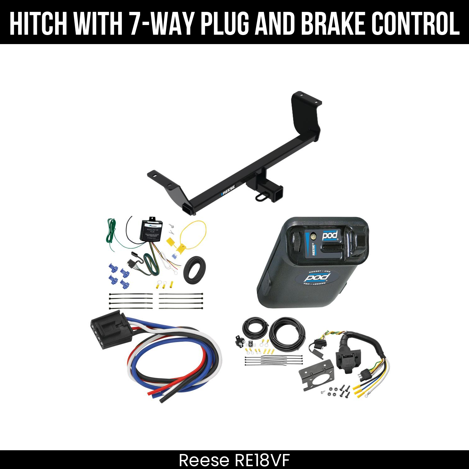 Trailer Hitch , 7-Way , Reese POD Brake Control