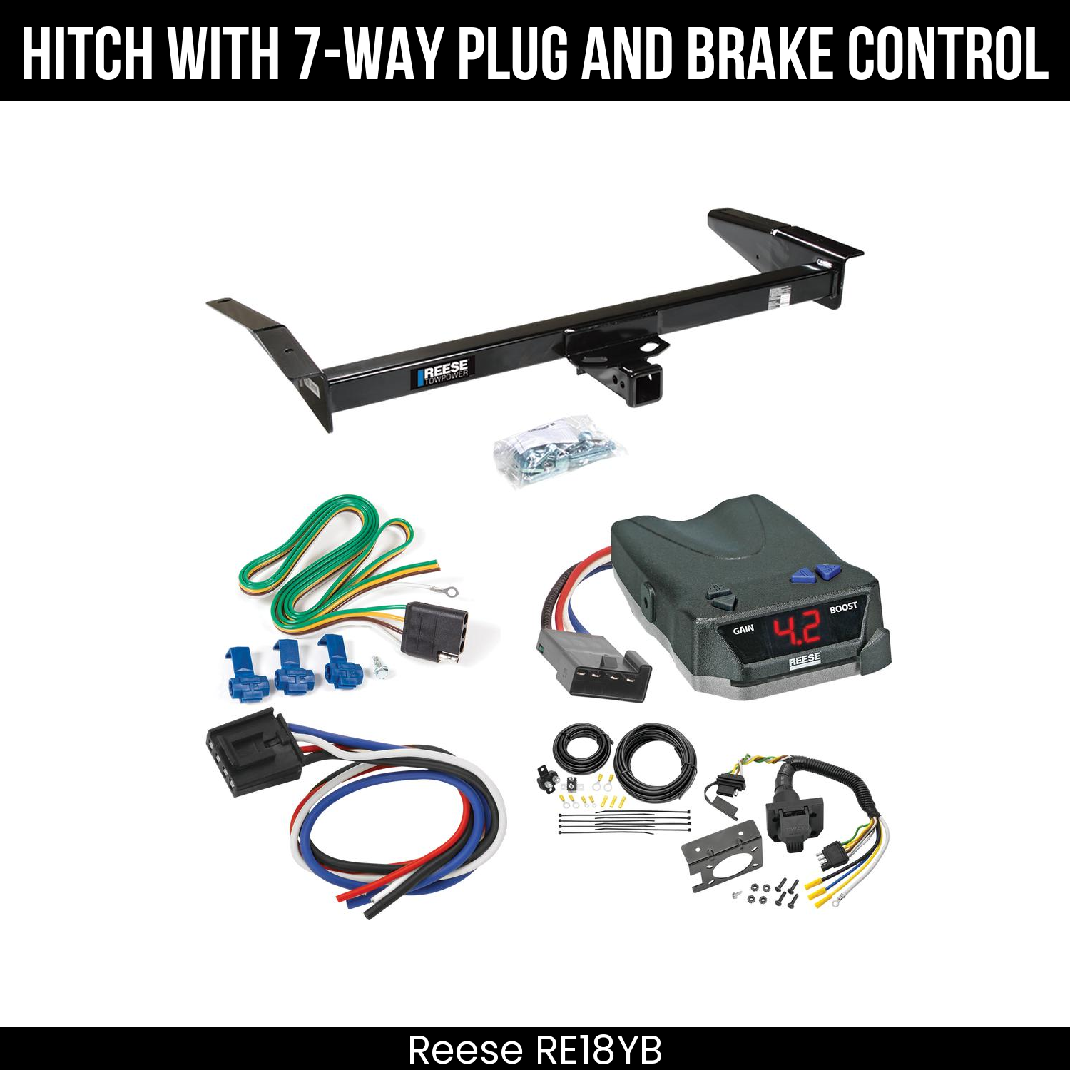 Trailer Hitch , 7-Way , Reese Brake EVN Control
