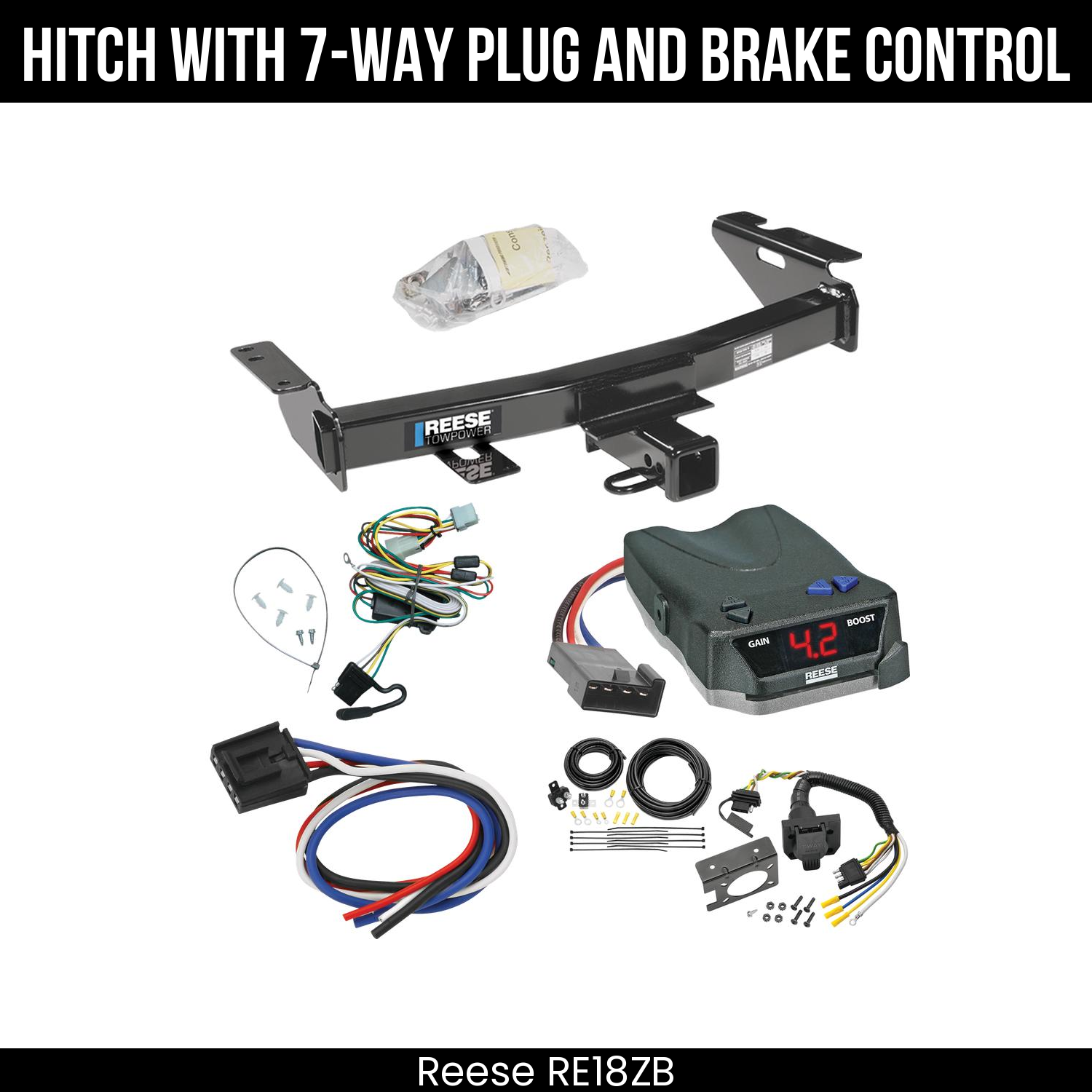 Trailer Hitch , 7-Way , Reese Brake EVN Control