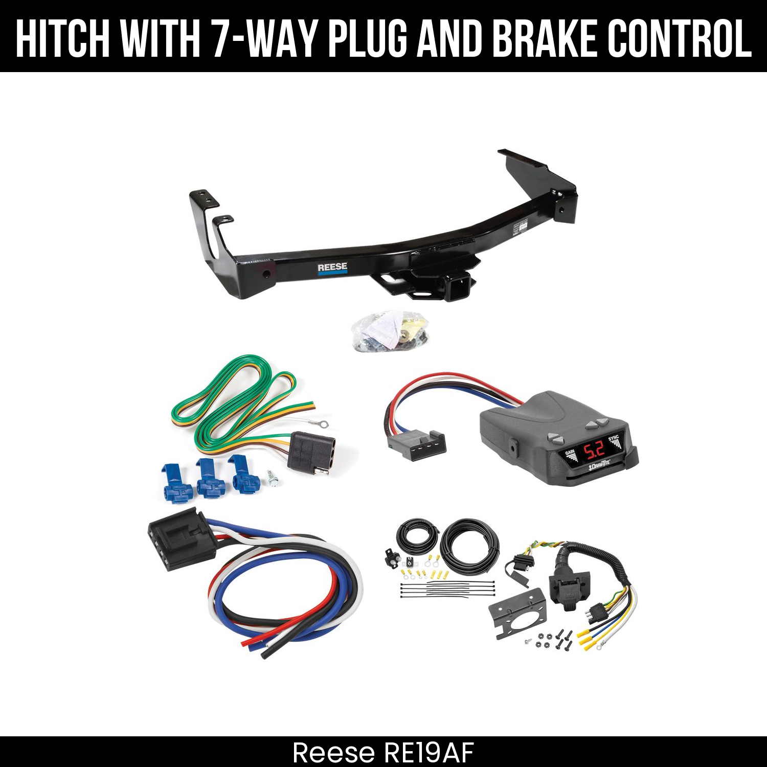 Trailer Hitch , 7-Way , Draw-Tite Activator IV Brake Control