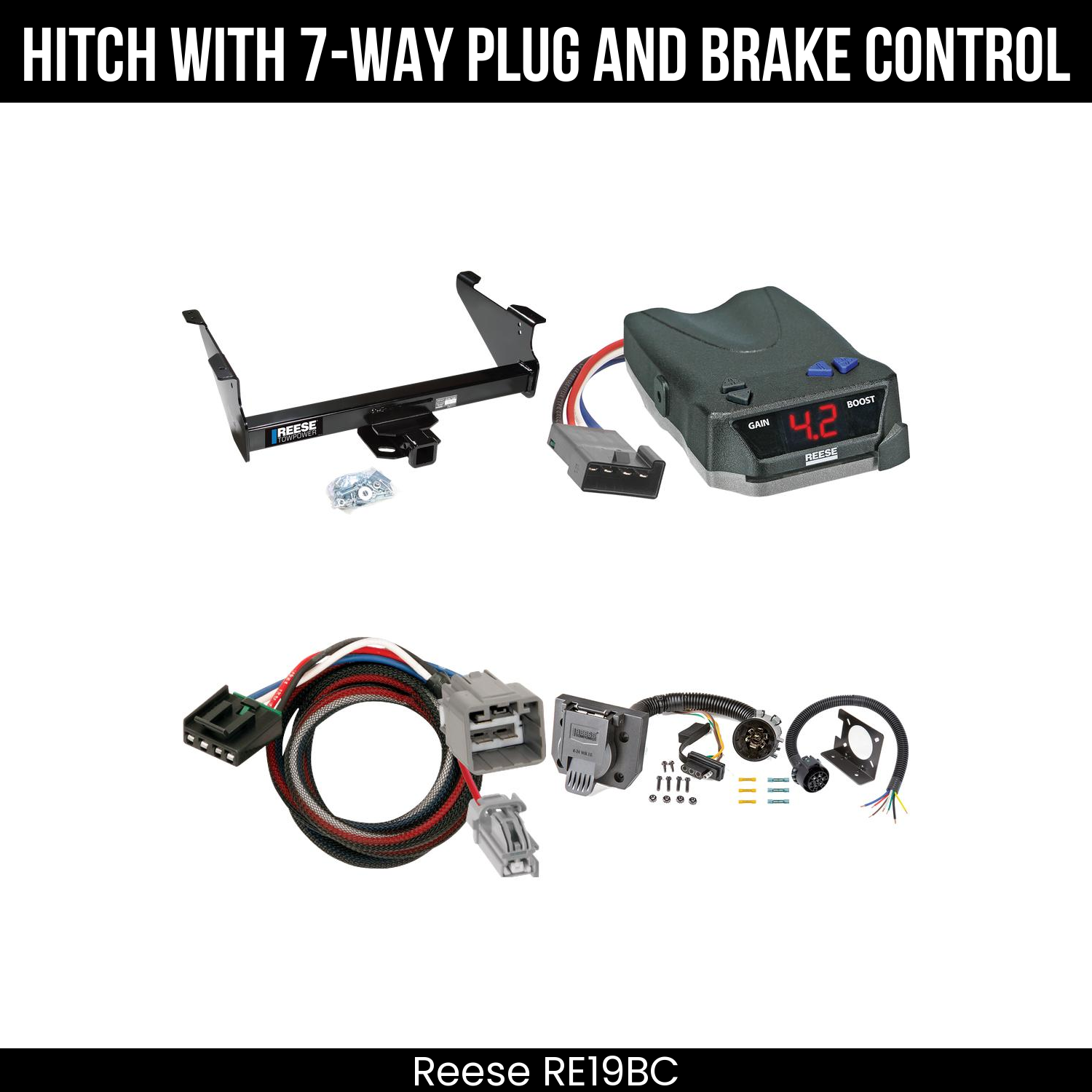 Trailer Hitch , 7-Way , Reese Brake EVN Control