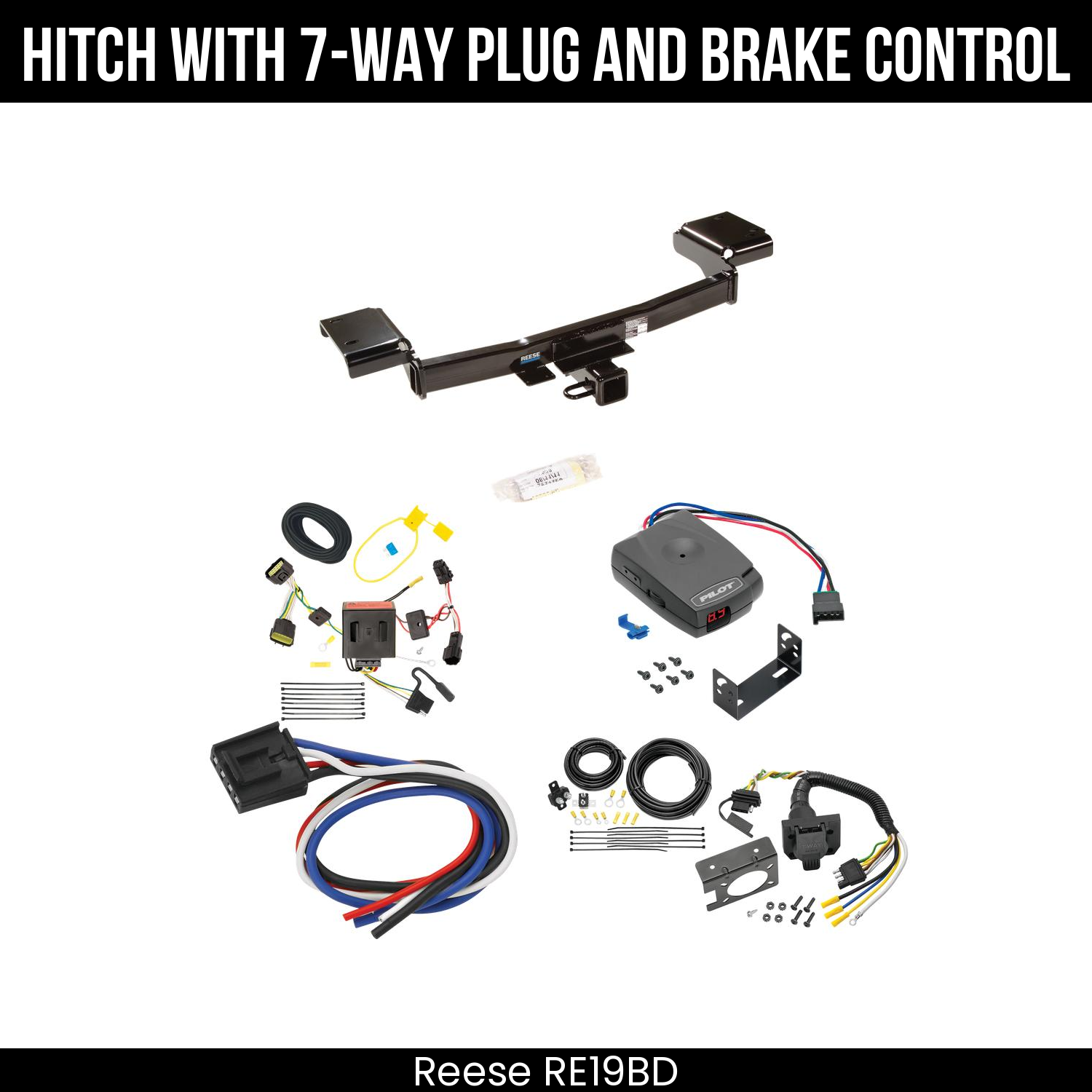 Trailer Hitch , 7-Way , Pro Series Pilot Brake Control