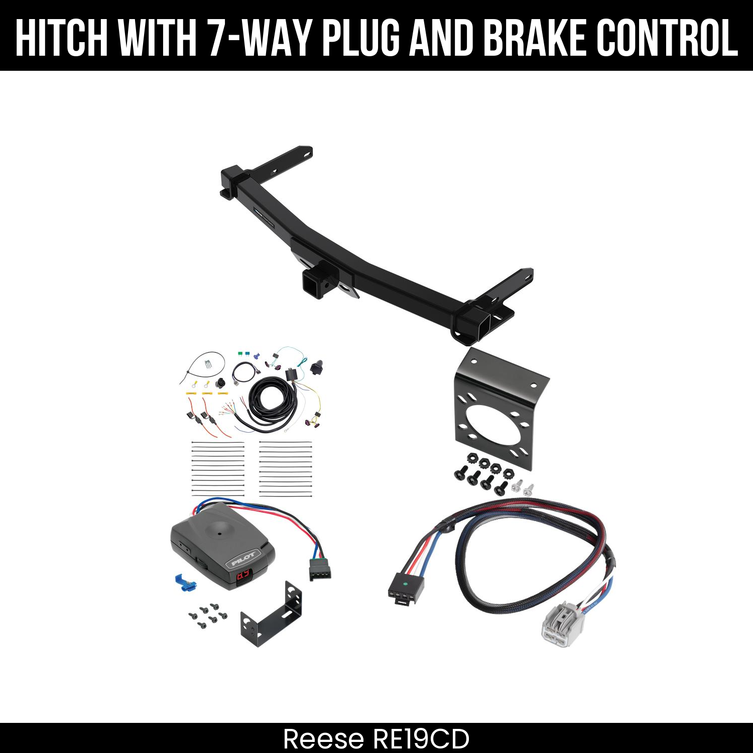 Trailer Hitch , 7-Way , Pro Series Pilot Brake Control