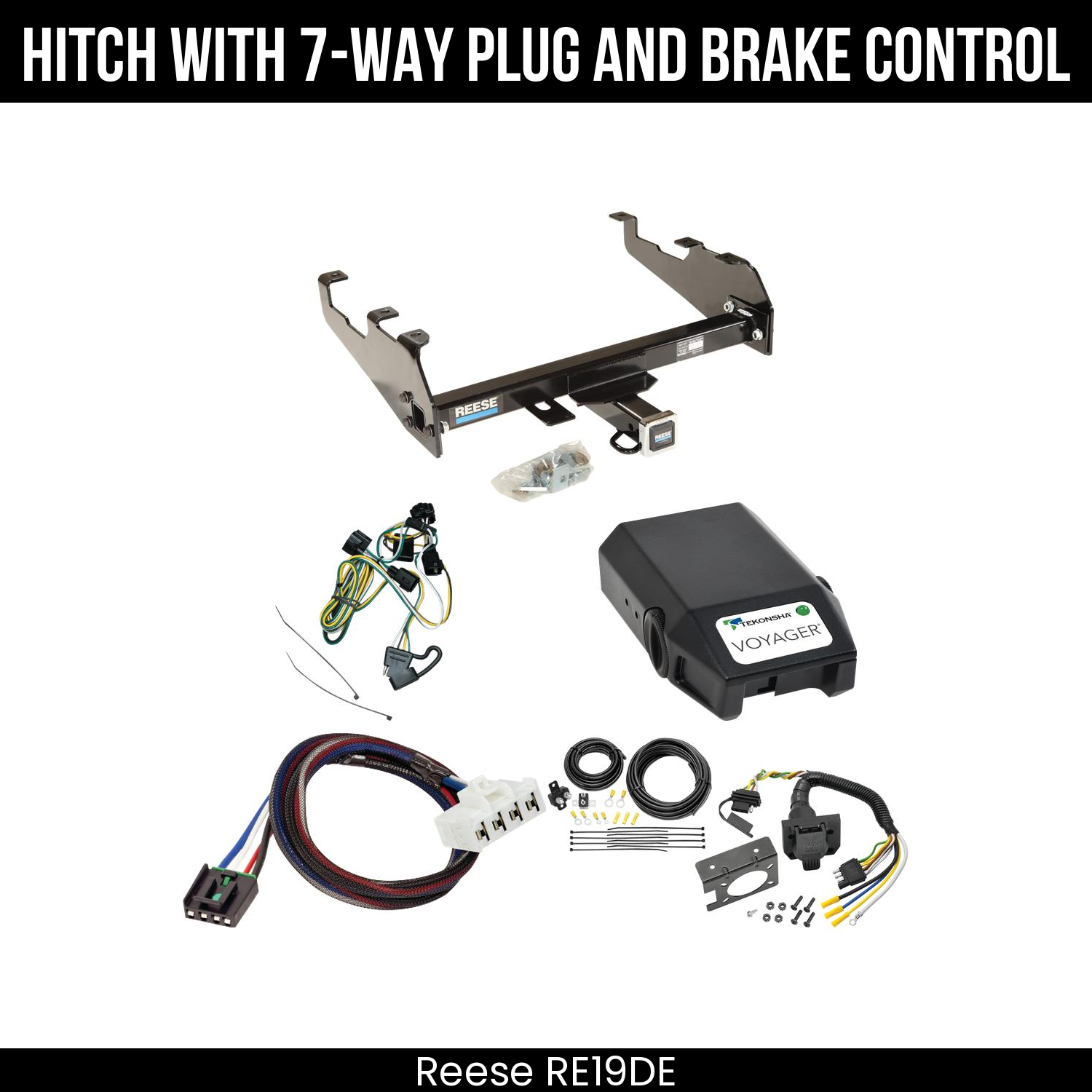 Trailer Hitch , 7-Way , Tekonsha Voyager Brake Control