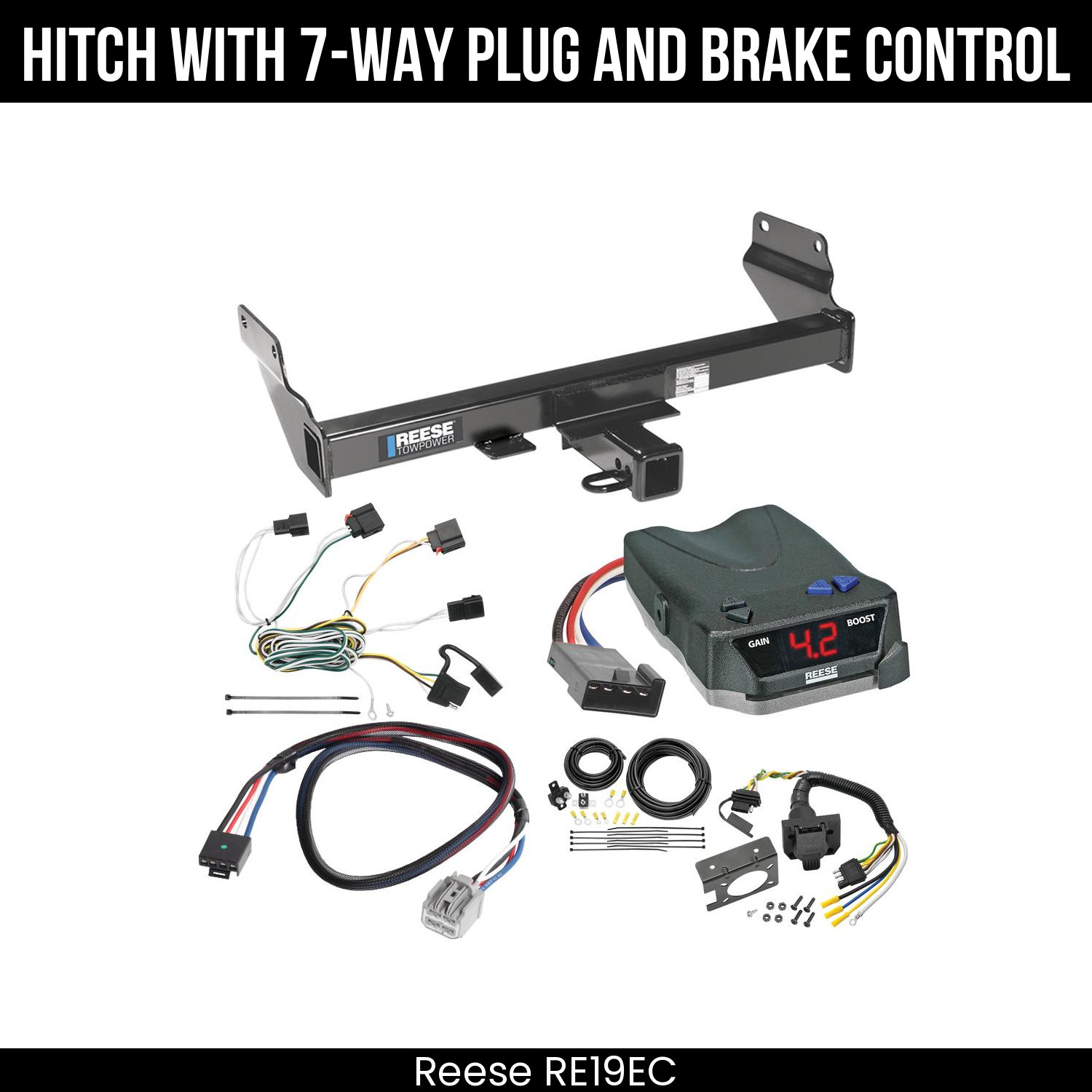Trailer Hitch , 7-Way , Reese Brake EVN Control