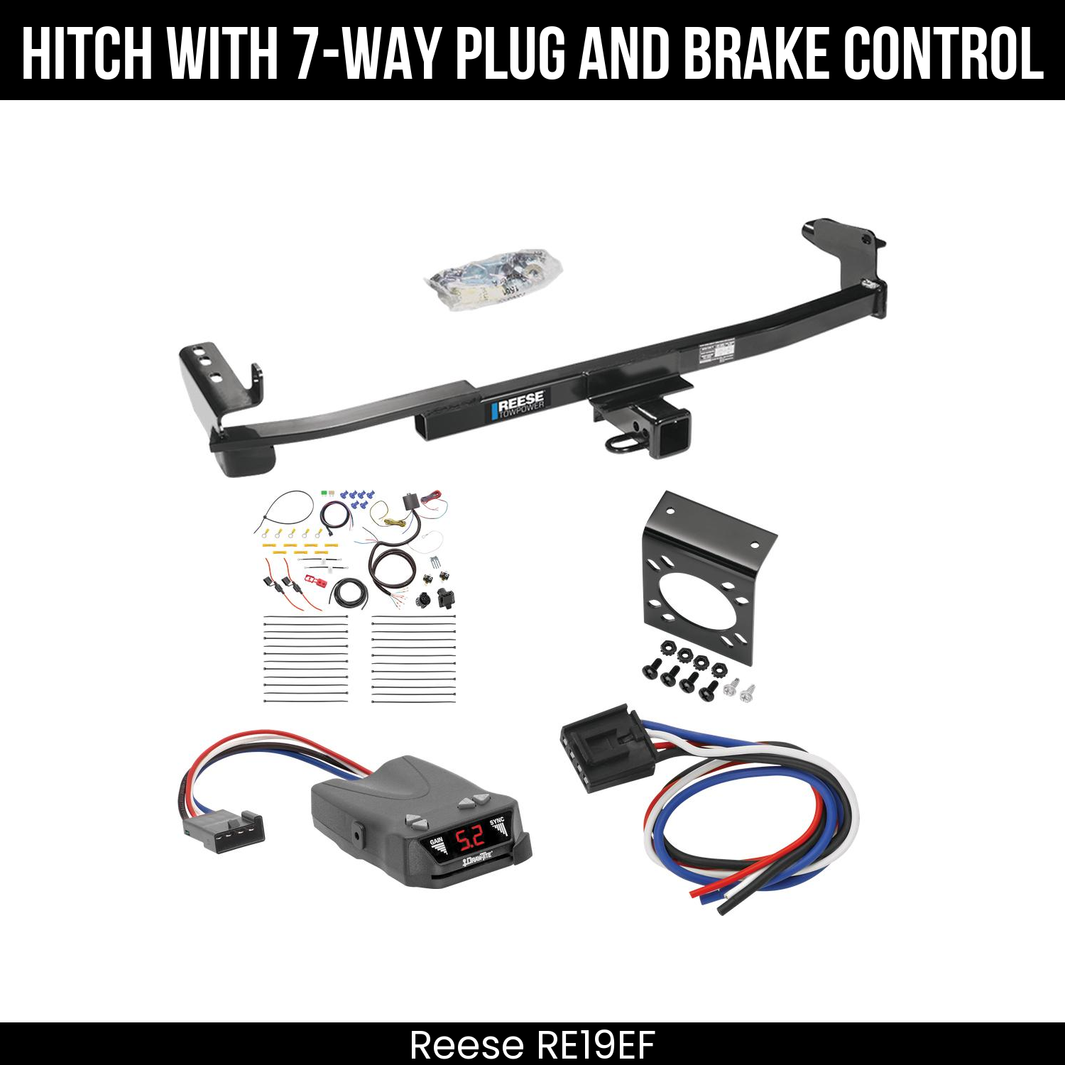 Trailer Hitch , 7-Way , Draw-Tite Activator IV Brake Control