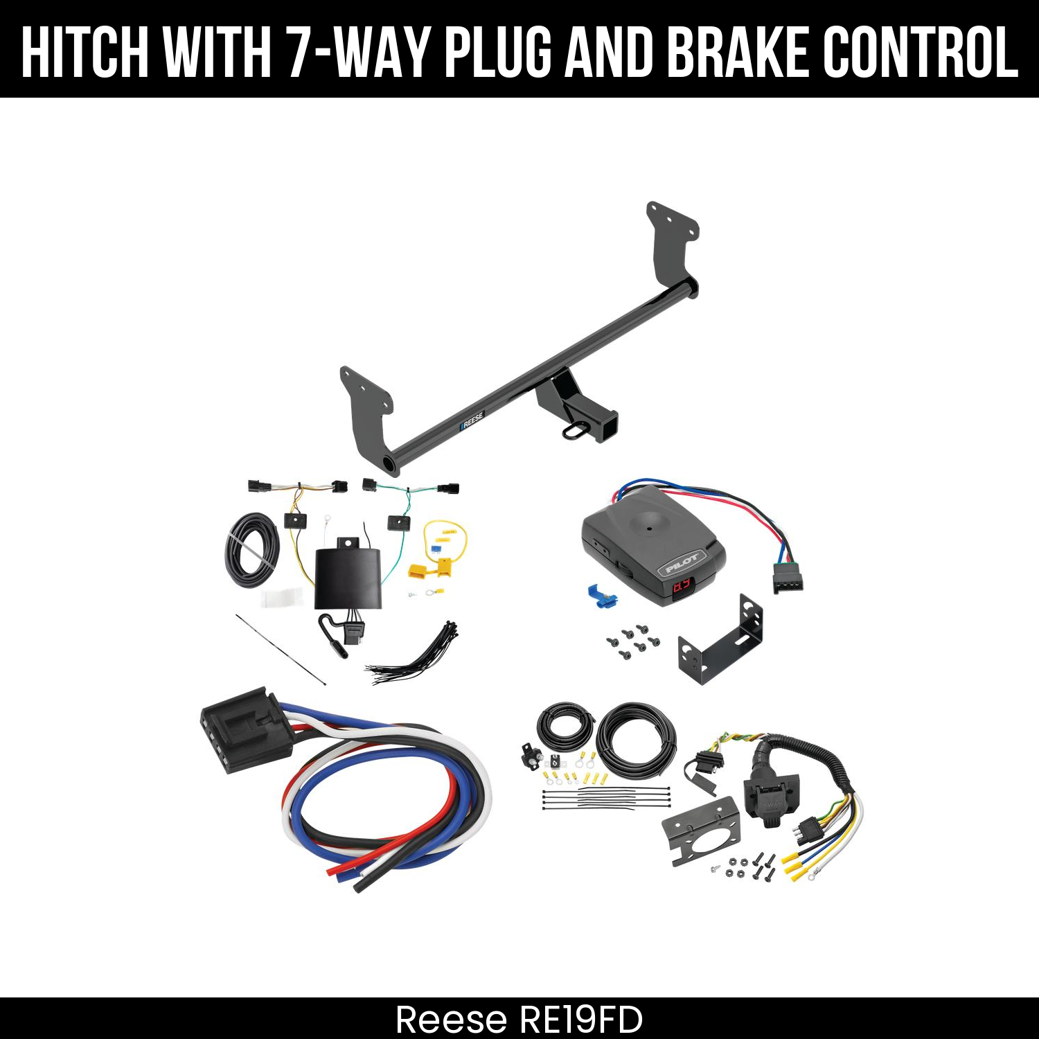 Trailer Hitch , 7-Way , Pro Series Pilot Brake Control