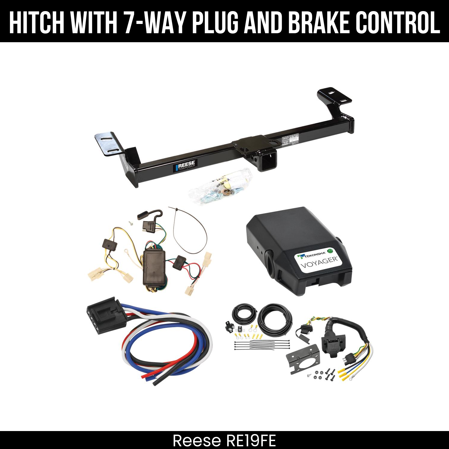 Trailer Hitch , 7-Way , Tekonsha Voyager Brake Control