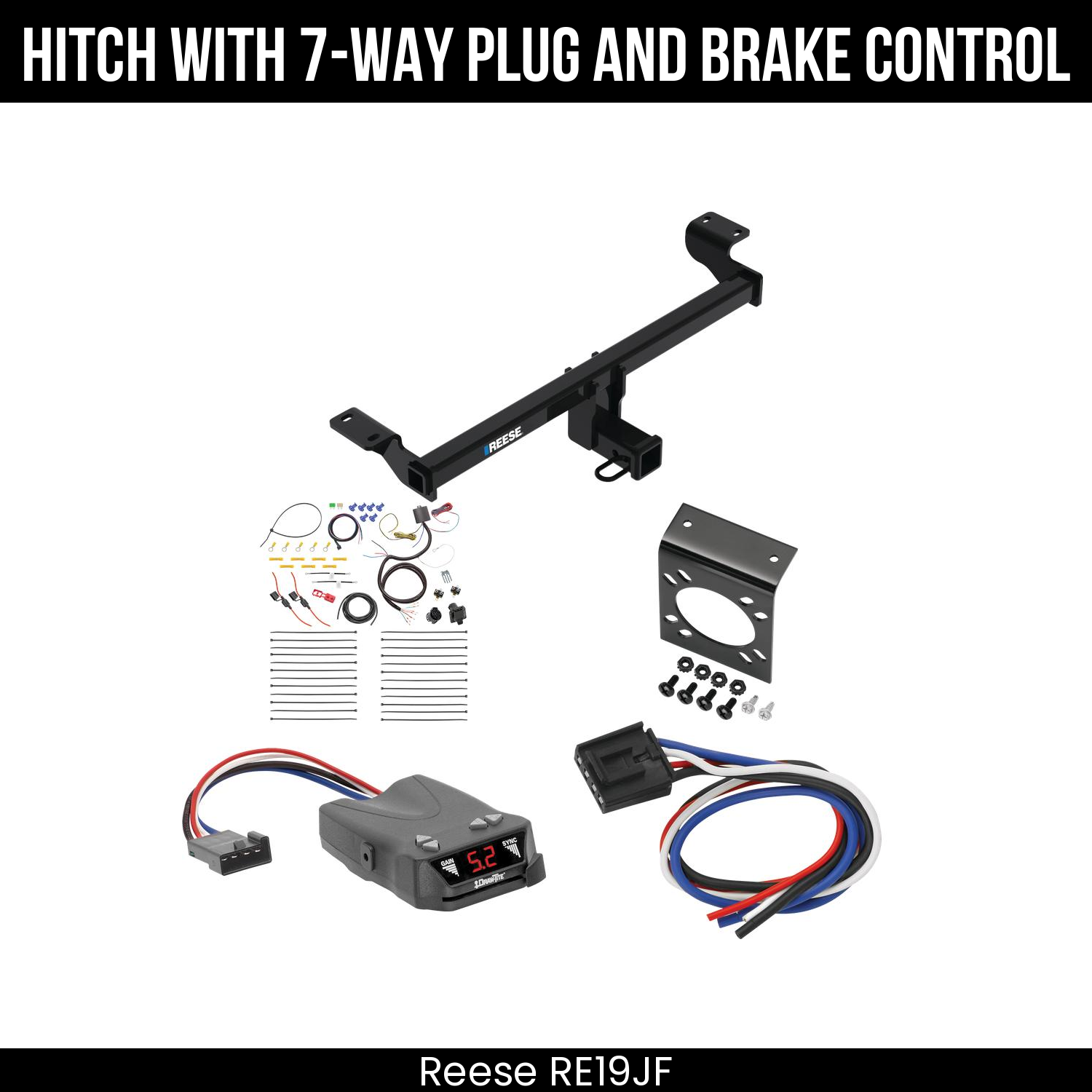 Trailer Hitch , 7-Way , Draw-Tite Activator IV Brake Control