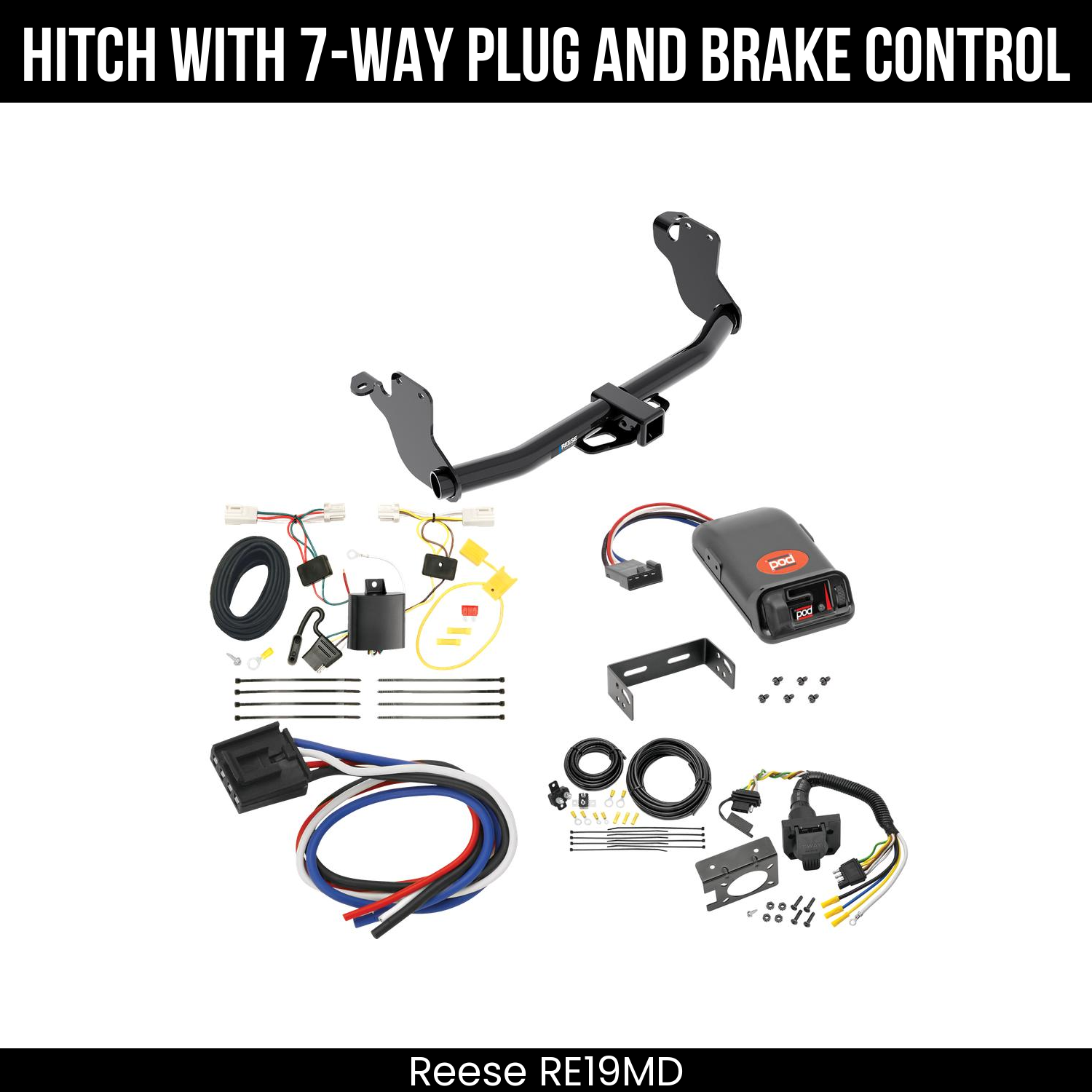 Trailer Hitch , 7-Way , Pro Series POD Brake Control