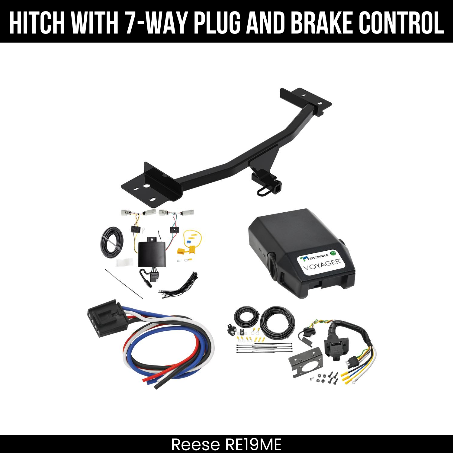 Trailer Hitch , 7-Way , Tekonsha Voyager Brake Control