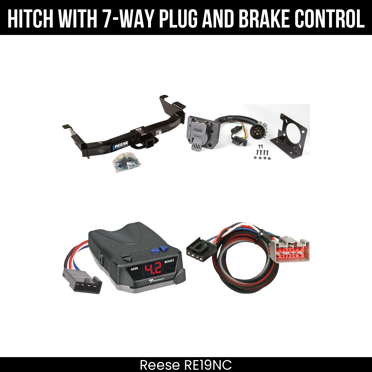 Trailer Hitch , 7-Way , Tekonsha Brake EVN Control
