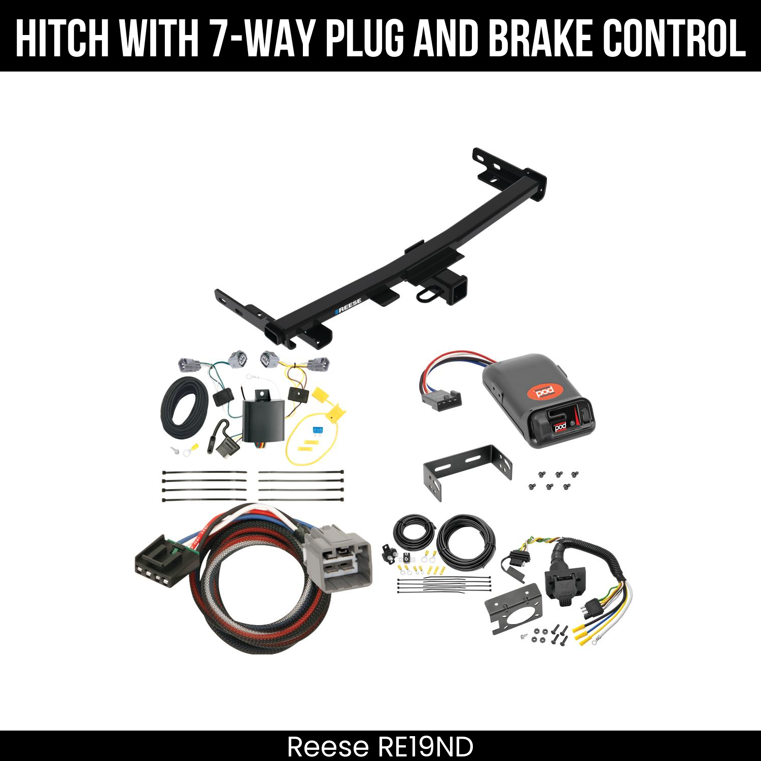 Trailer Hitch , 7-Way , Pro Series POD Brake Control