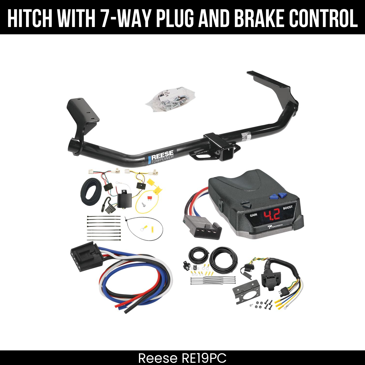 Trailer Hitch , 7-Way , Tekonsha Brake EVN Control
