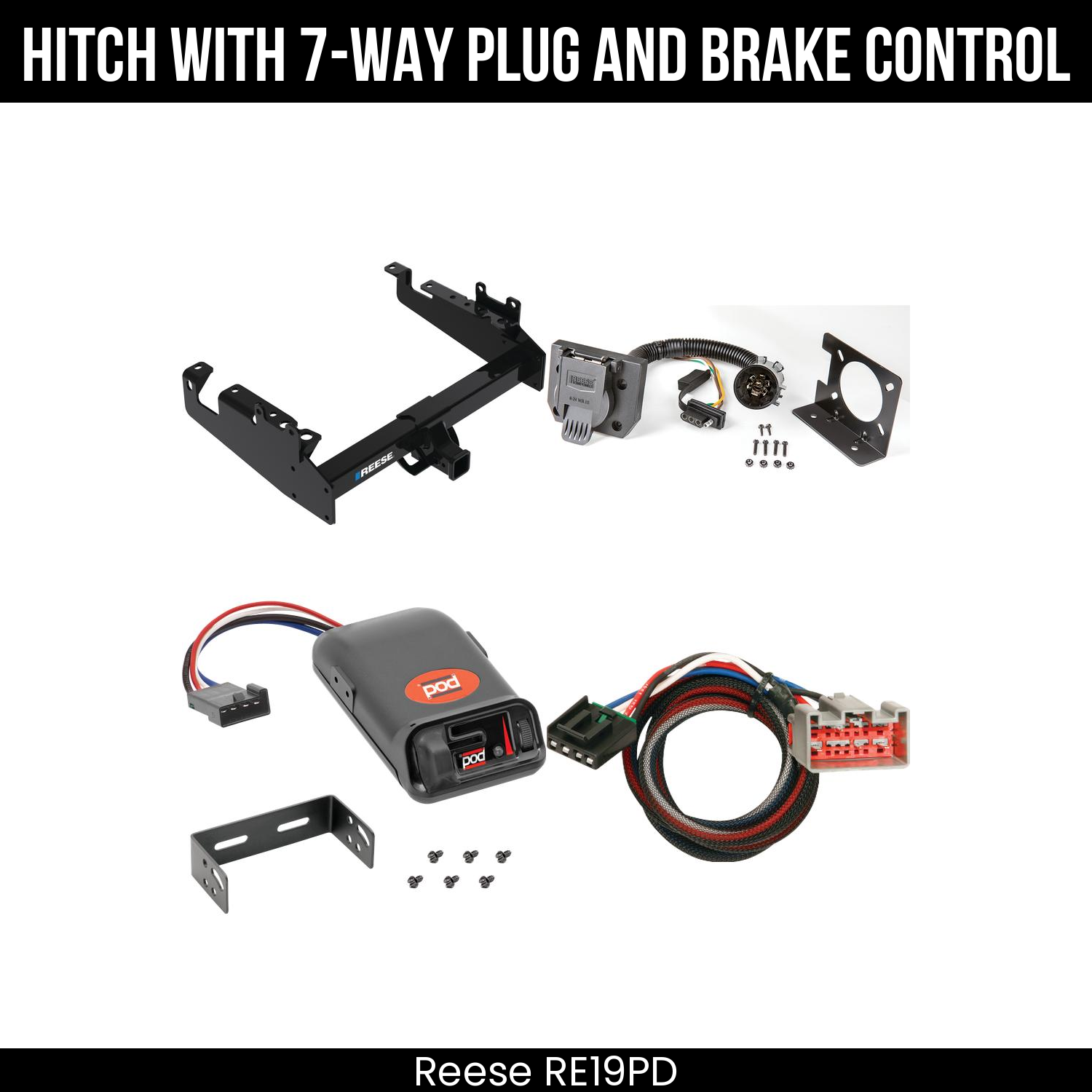 Trailer Hitch , 7-Way , Pro Series POD Brake Control