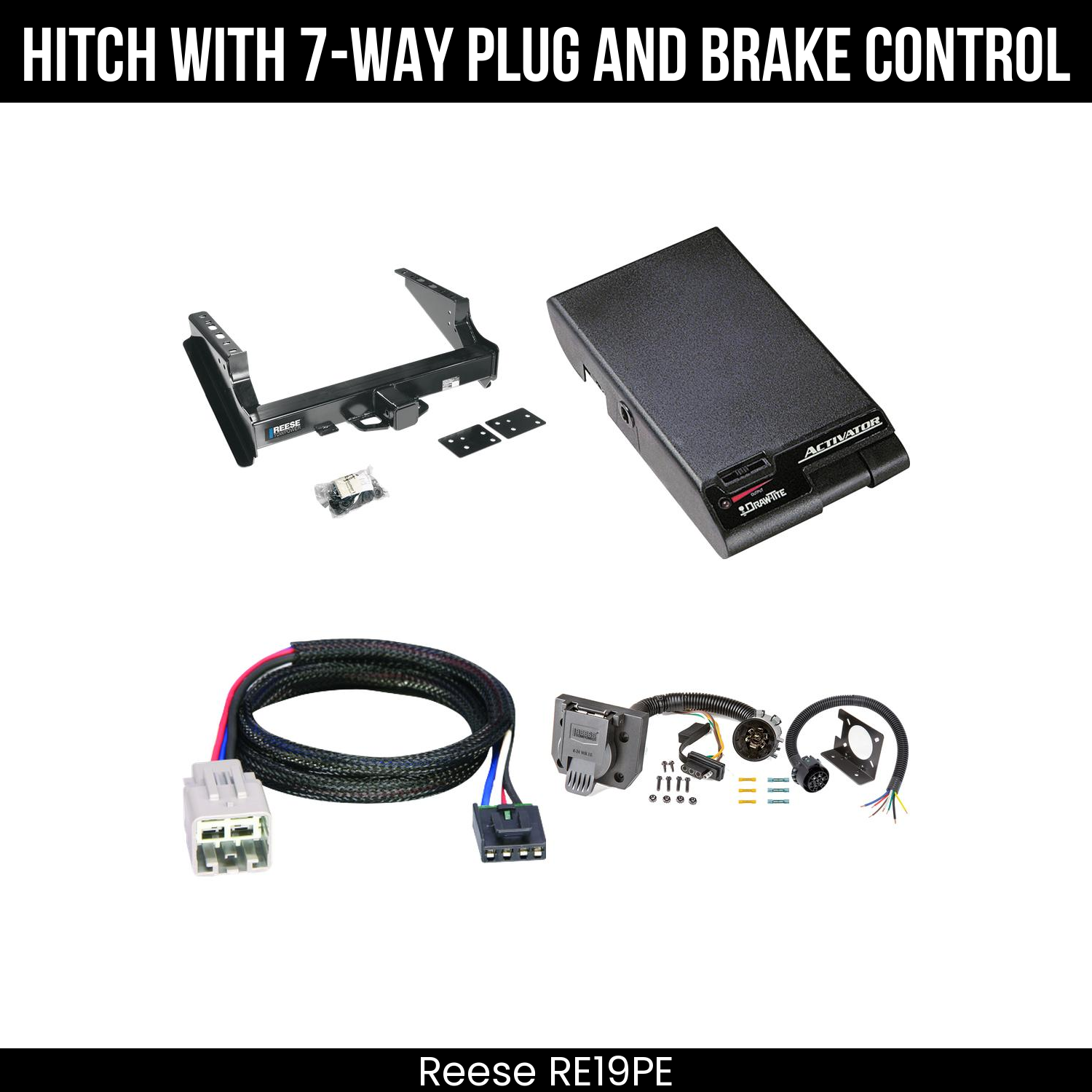 Trailer Hitch , 7-Way , Draw-Tite Activator Brake Control