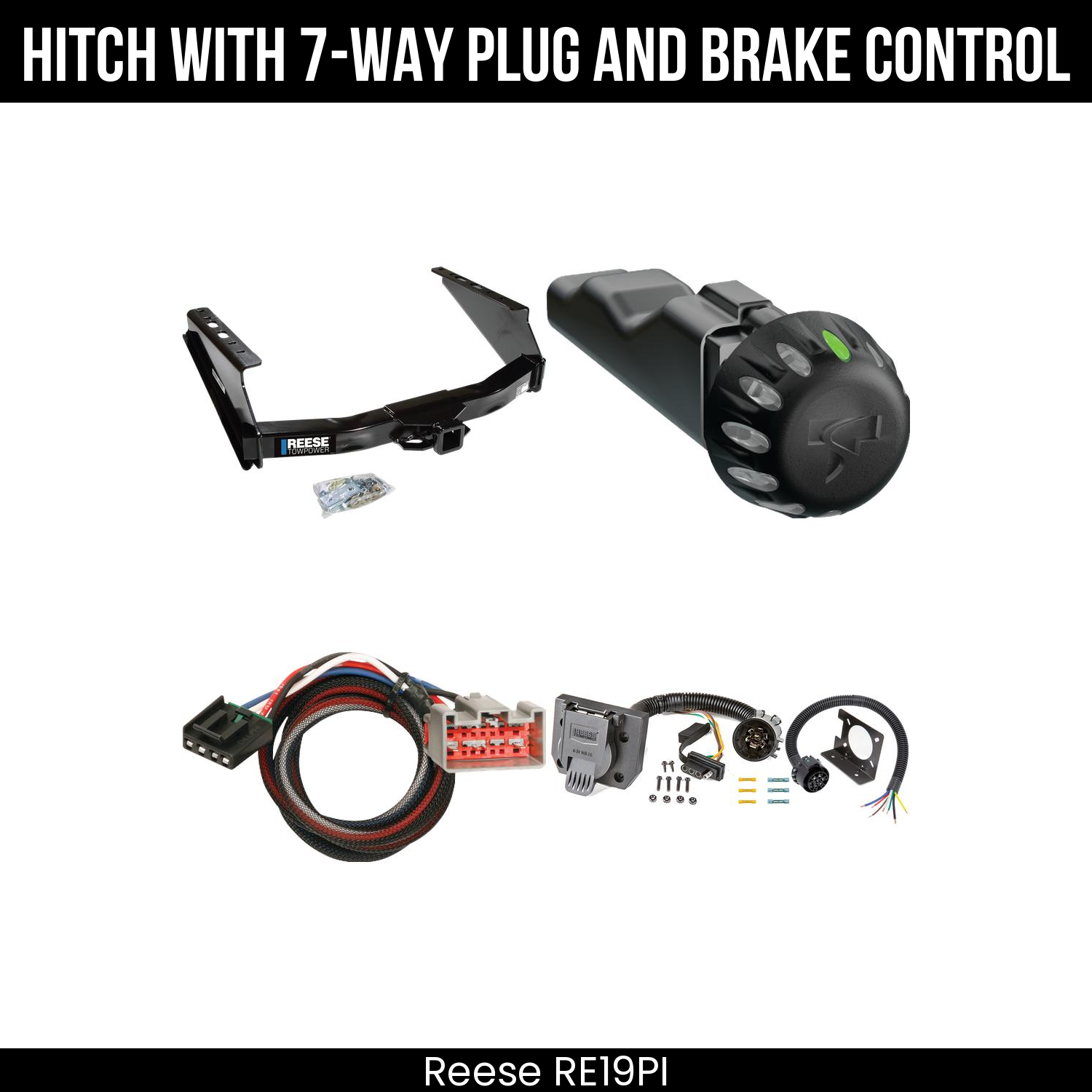 Trailer Hitch , 7-Way , Tekonsha Voyager iD Smart Brake Control
