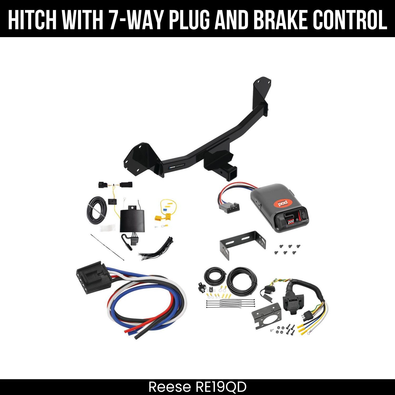 Trailer Hitch , 7-Way , Pro Series POD Brake Control