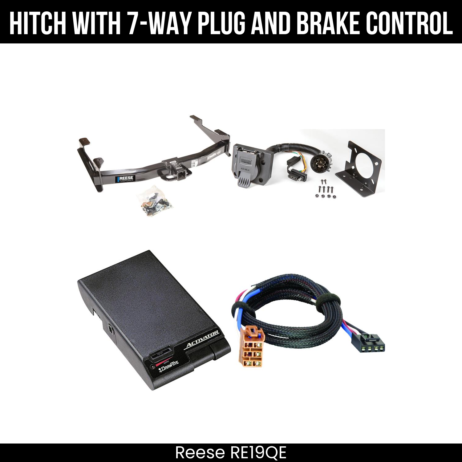 Trailer Hitch , 7-Way , Draw-Tite Activator Brake Control