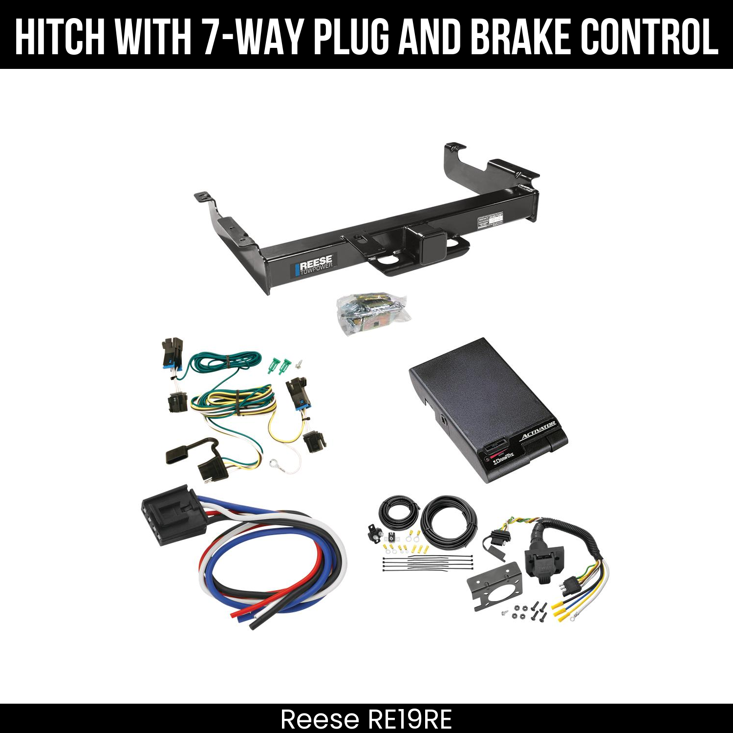 Trailer Hitch , 7-Way , Draw-Tite Activator Brake Control