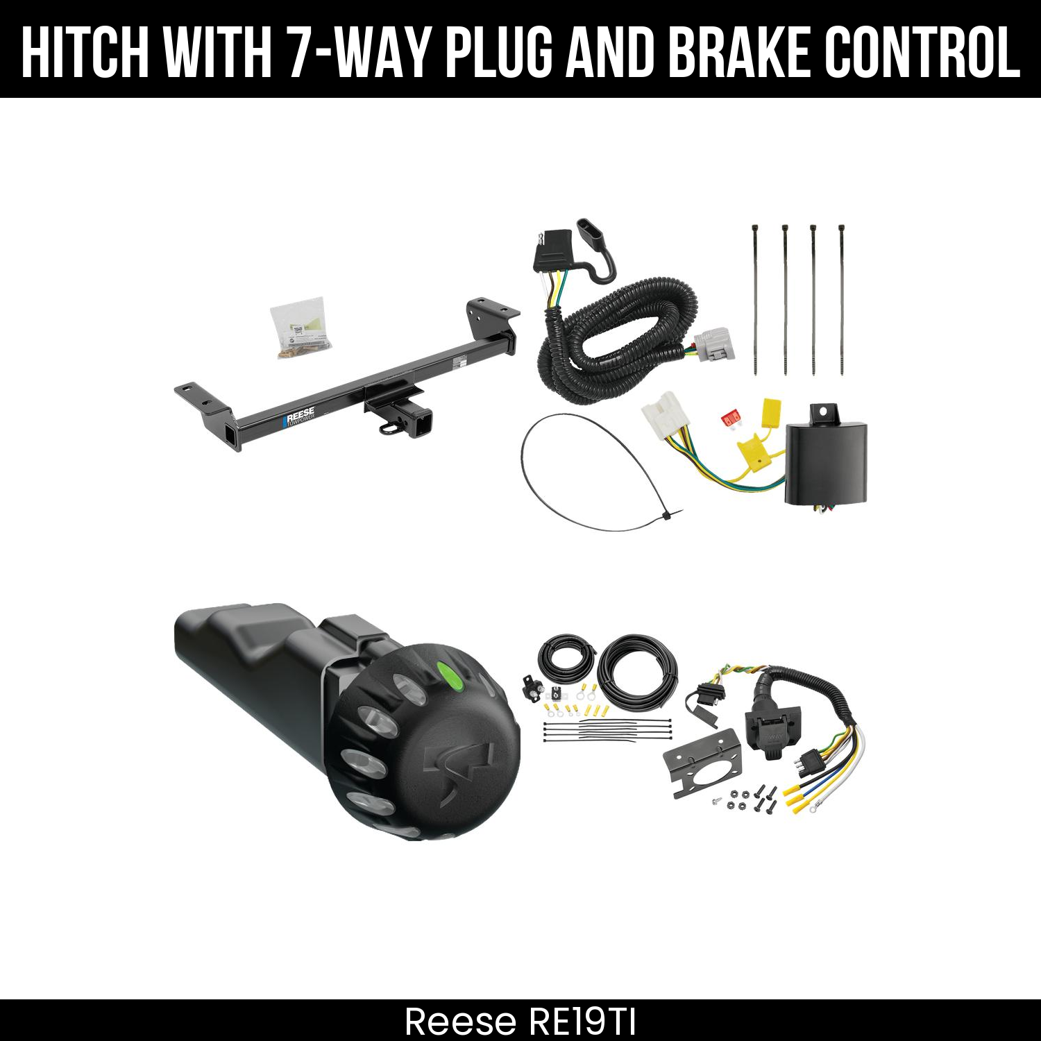 Trailer Hitch , 7-Way , Tekonsha Voyager iD Smart Brake Control