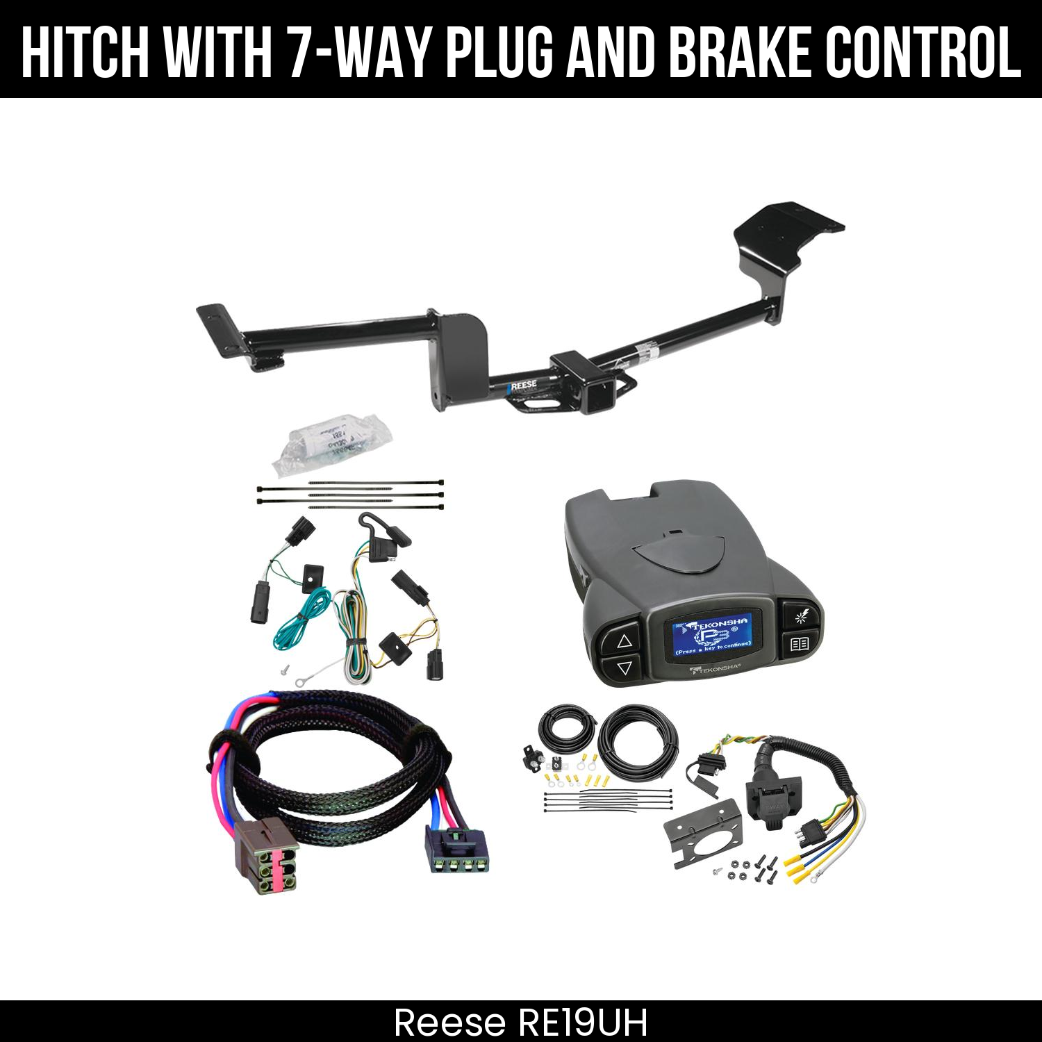 Trailer Hitch , 7-Way , Tekonsha Prodigy P3 Brake Control