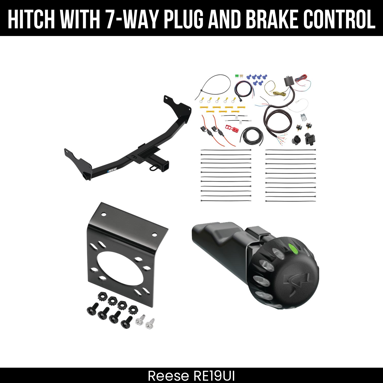 Trailer Hitch , 7-Way , Tekonsha Voyager iD Smart Brake Control