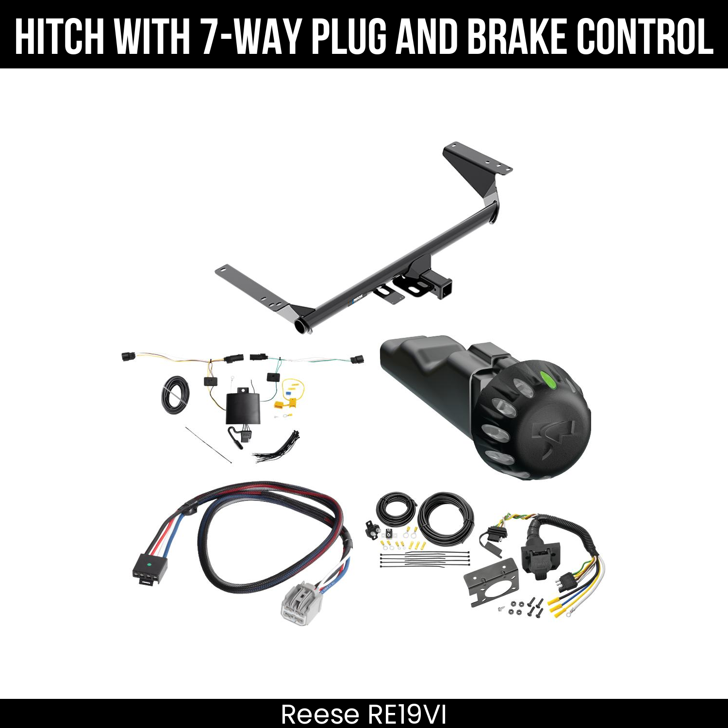 Trailer Hitch , 7-Way , Tekonsha Voyager iD Smart Brake Control
