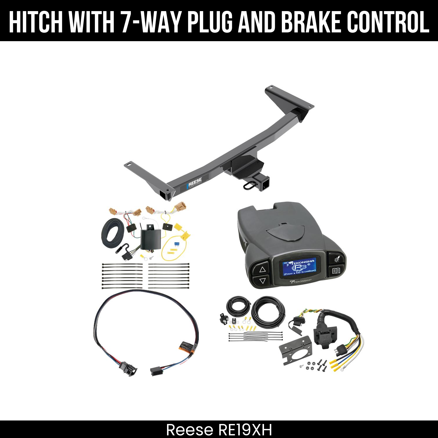 Trailer Hitch , 7-Way , Tekonsha Prodigy P3 Brake Control