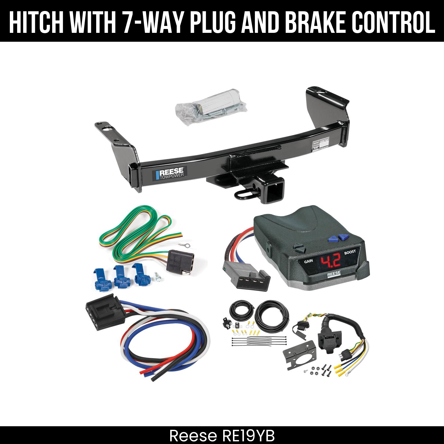 Trailer Hitch , 7-Way , Reese Brake EVN Control